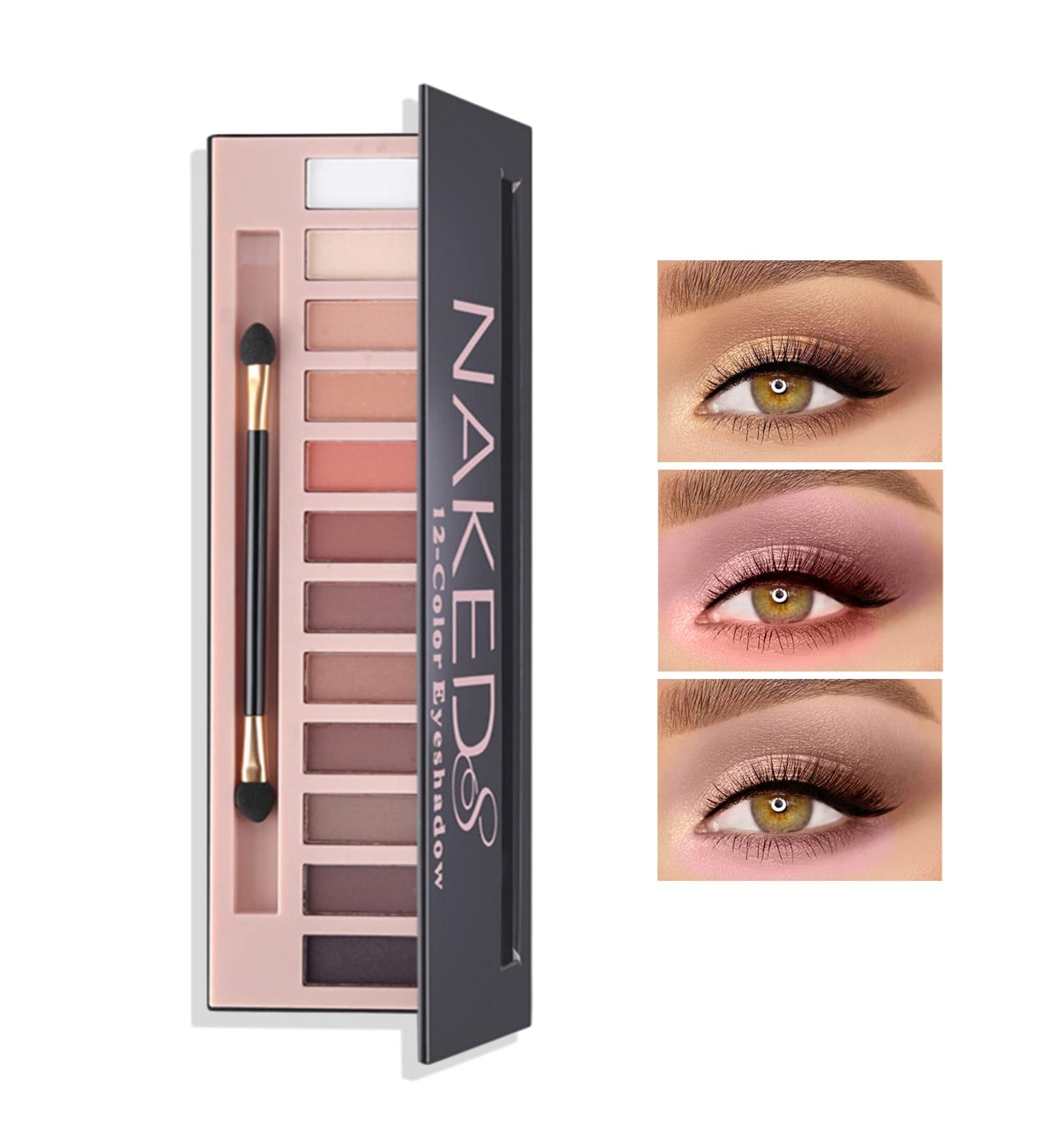 Matte 12 Colors Nude Eyeshadow Palette - Long Lasting & Waterproof Professional Makeup Kit - Buy Online on GoSupps.com