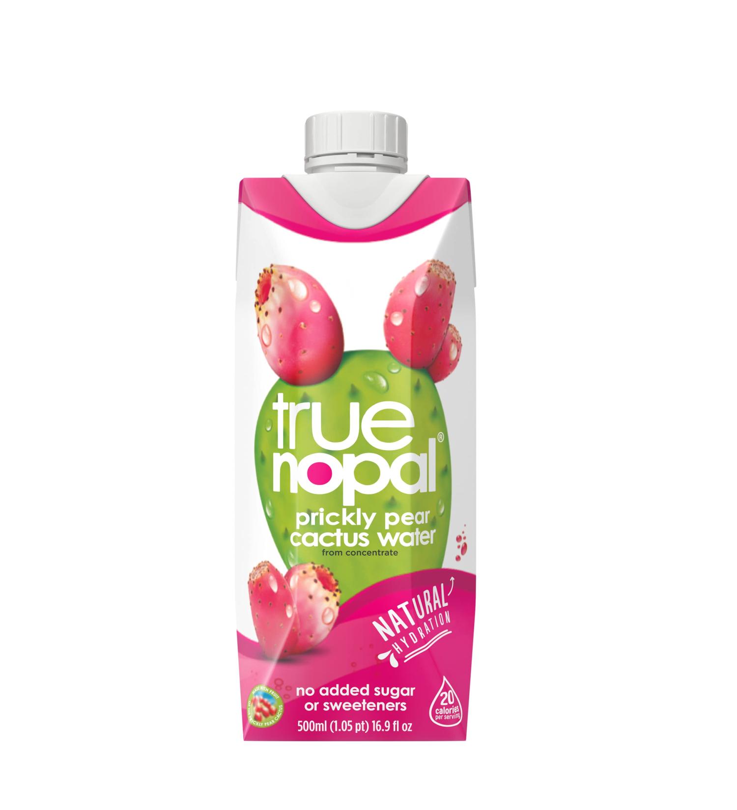 True Nopal Cactus Water 16.90 Fl. Oz - Pack of 12 | Refreshing Hydration - Buy Online on GoSupps.com