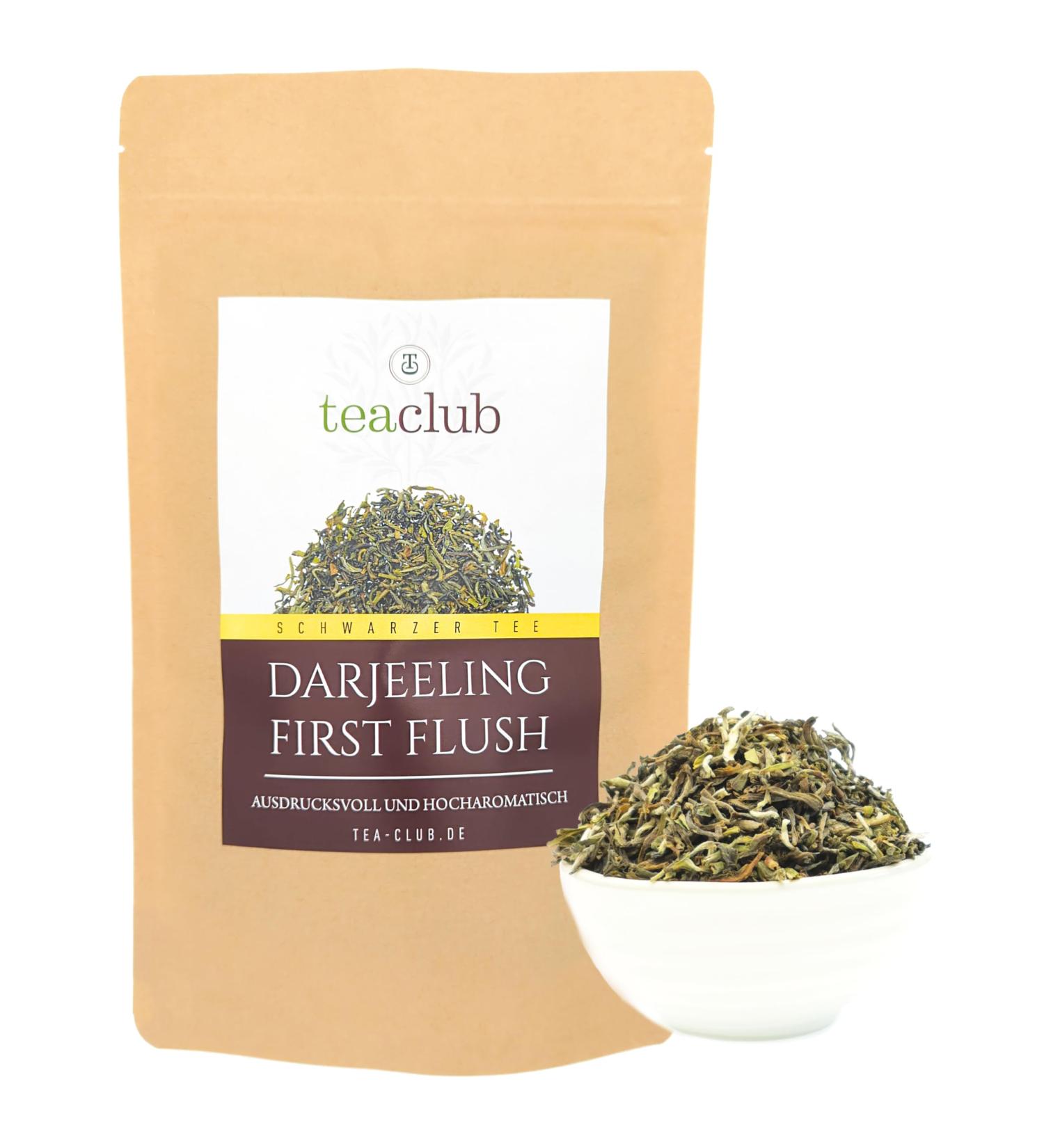  TeaClub Darjeeling First Flush Black Tea 500g Darjeeling Tea FTGFOP1 Premium Black Tea TeaClub - Buy Online on GoSupps.com