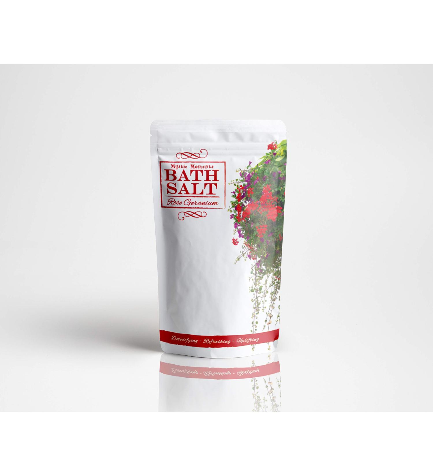 Buy Rose Geranium Bathing Salt 500g - Luxurious Soothing Spa Experience for Relaxation | International Shipping Available - Buy Online on GoSupps.com