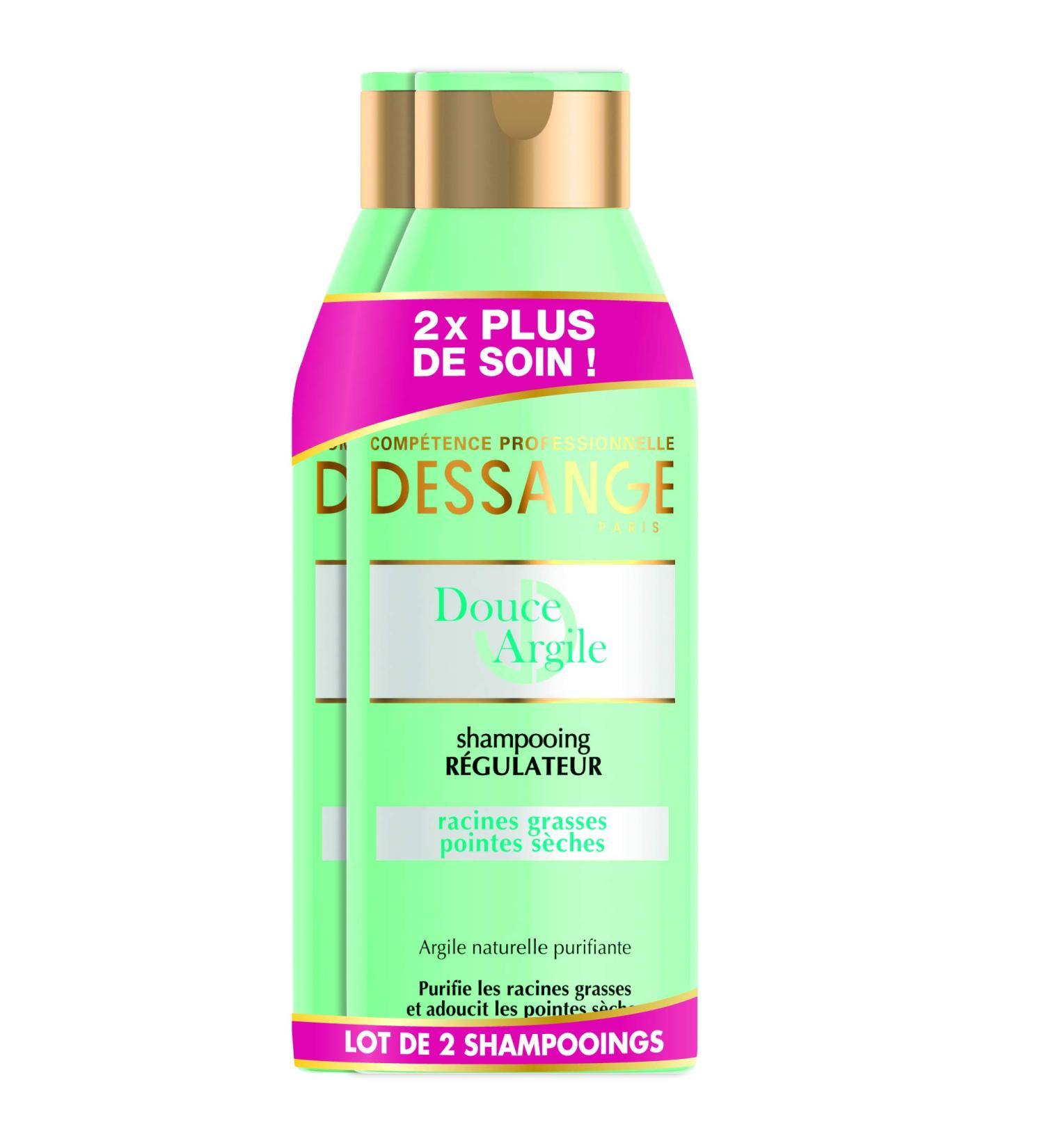 DESSANGE Douce Argile Regulating Shampoo 250 ml 2 Pieces - Buy Online on GoSupps.com