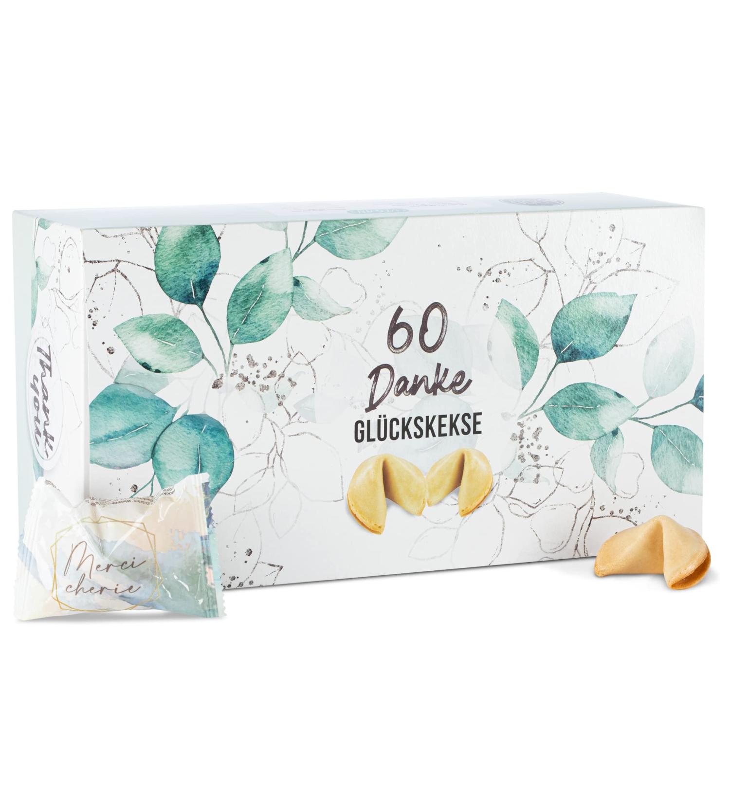 60 Lucky Cookies - Perfect Thank You Gift | Individually Packaged | Made in Germany | Ideal for Weddings & Advent Calendar Filling - Buy Online on GoSupps.com