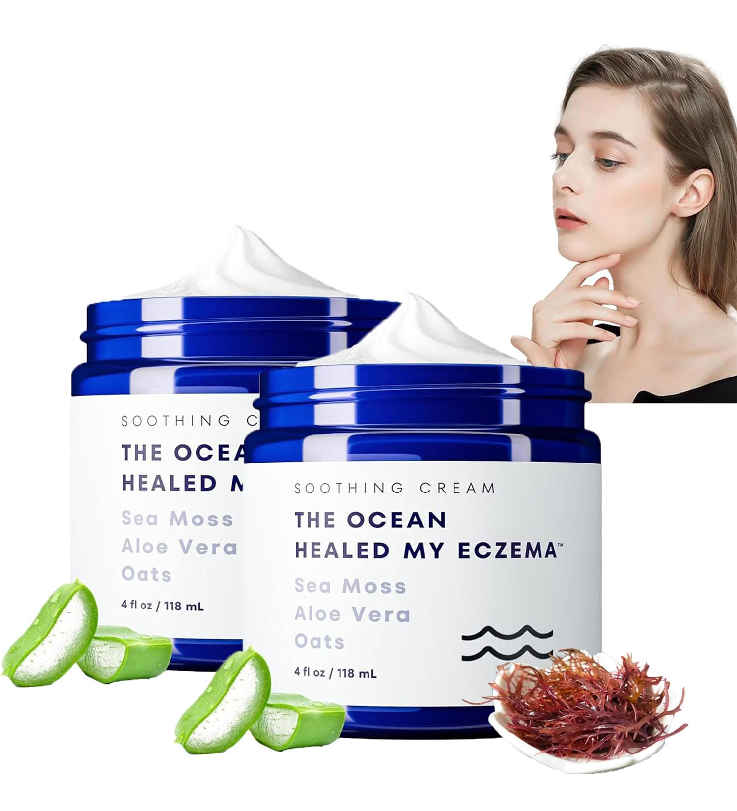  Orgrul Ocean Natural Soothing Face Cream for Women 118 ml Soothing Face Cream Nourishing Face Cream Facial Moisturizer (2 Pcs) - Buy Online on GoSupps.com
