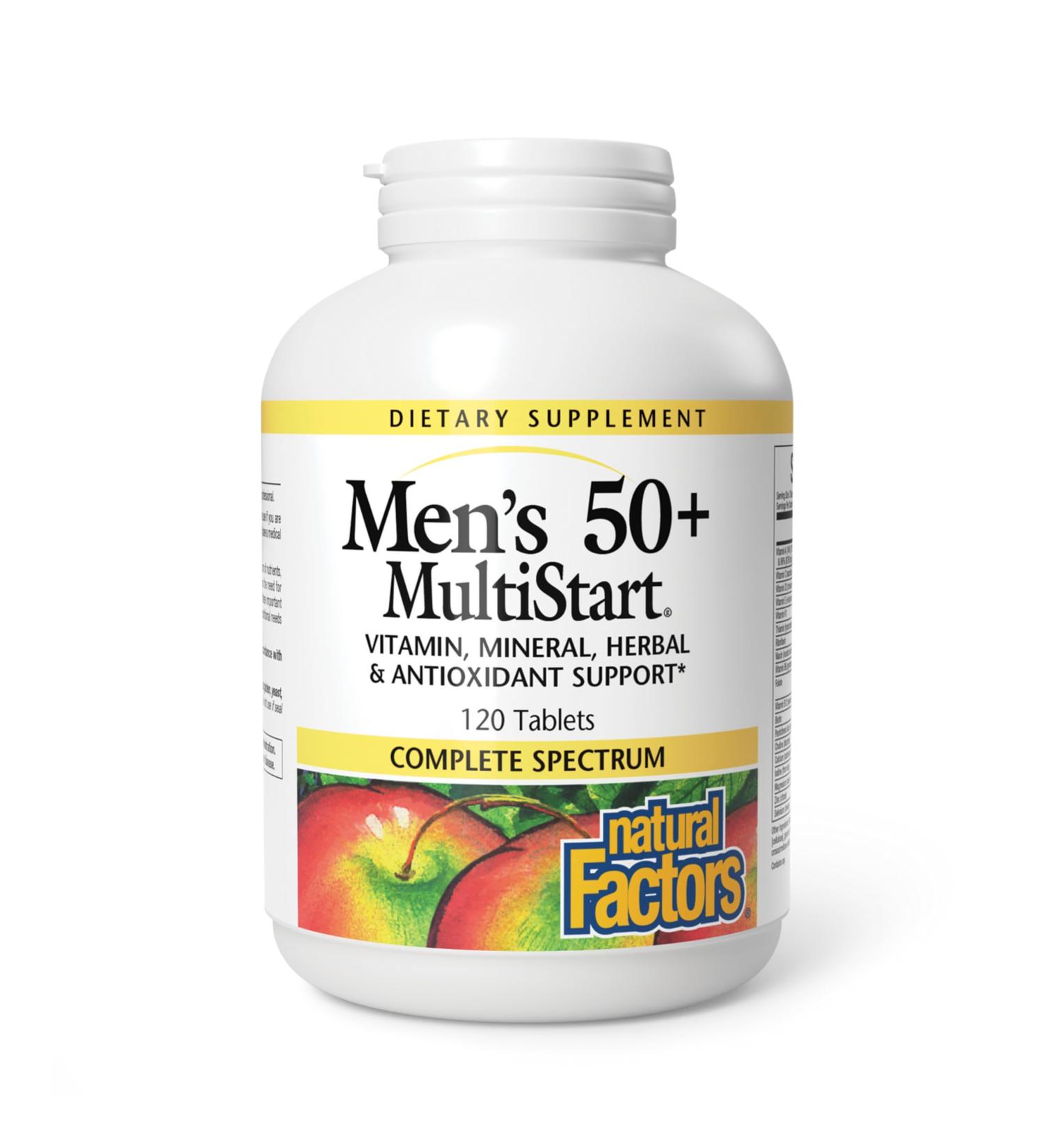 Natural Factors dr. Murray multistart Men's 120 tabs (Multi-Pack) 120 Count (Pack of 1) - Buy Online on GoSupps.com