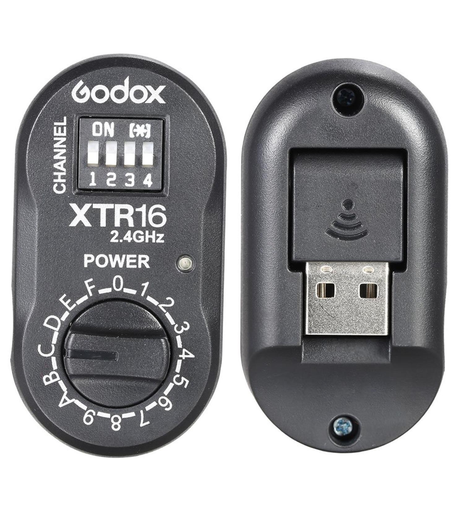 Godox XTR-16 2.4G Wireless Flash Receiver for X1C X1N XT-16 Transmitter - Compatible with Wistro AD360/DE/QT/DP/QS/GS/GT Series - Buy Online on GoSupps.com