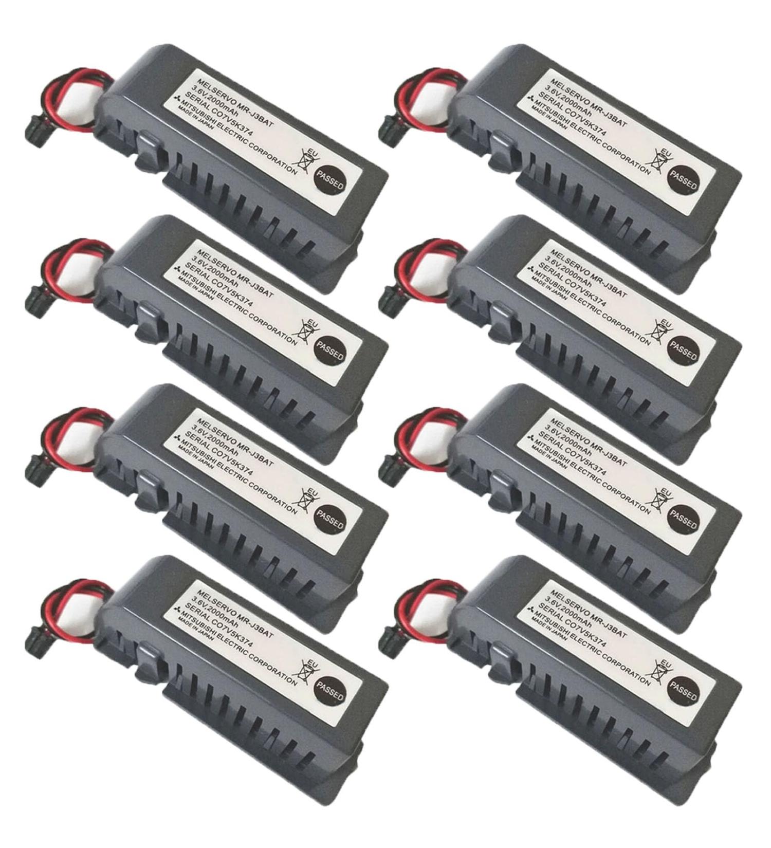 Buy WELLVEUS 8 Pack MR-J3BAT Battery for MELSERVO MR-J3BAT ER6VC119A/B | 3.6V 2000mAh | Fast International Shipping - Buy Online on GoSupps.com