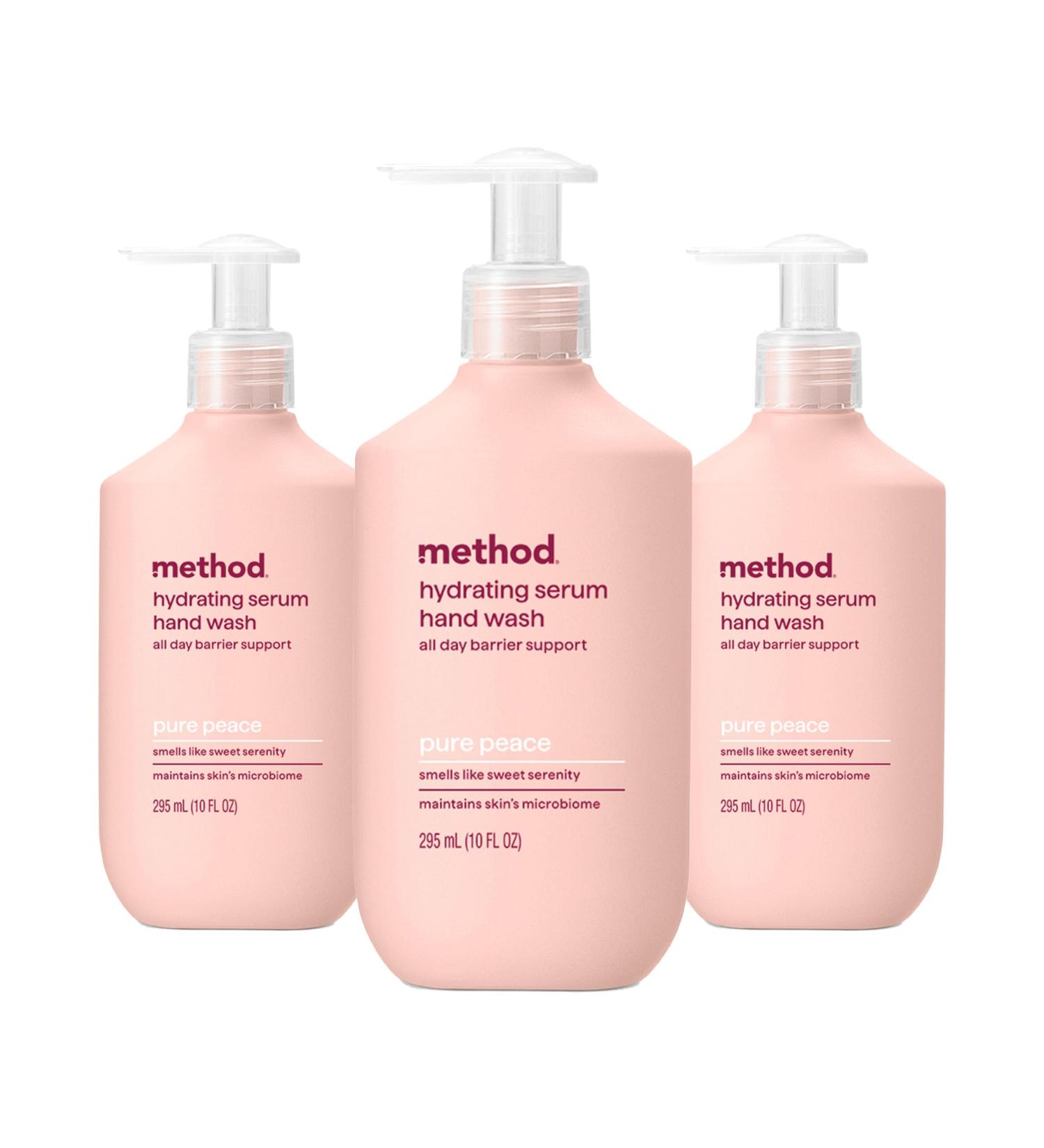 Method Hand Wash Hydrating Serum Pure Peace 10 oz (Pack of 3) Pure Peace 10 Fl Oz (Pack of 3) - Buy Online on GoSupps.com