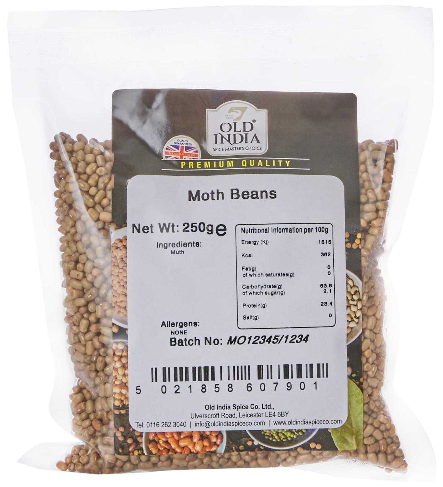 Organic Old India Moth Beans 250g - Buy Online at Best Price - Buy Online on GoSupps.com