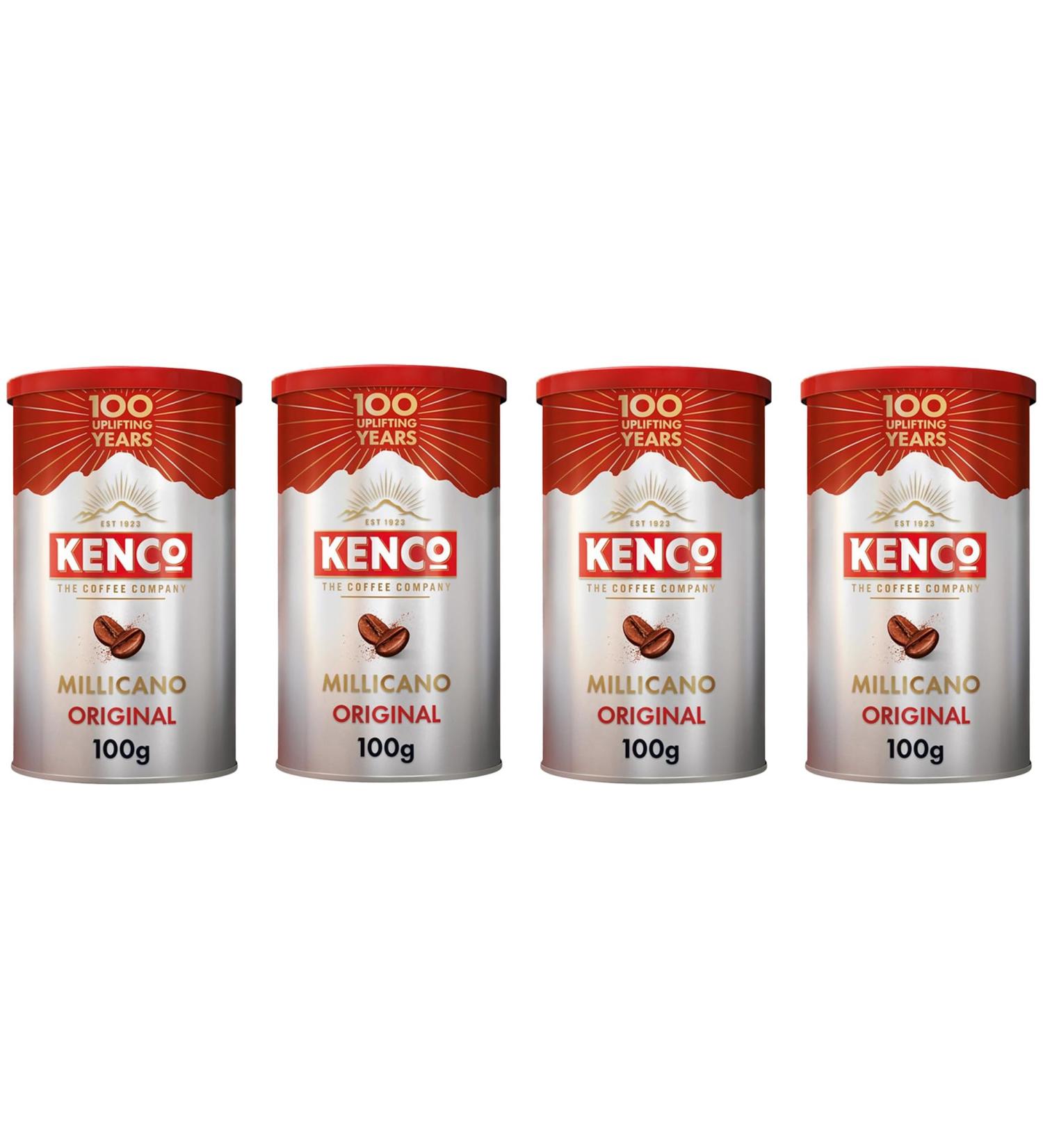 Instant Coffee Bundle with Kenco Millicano Americano Original Instant Coffee 100g - Medium Roast x4 (Pack of 4 Bundle) - Buy Online on GoSupps.com