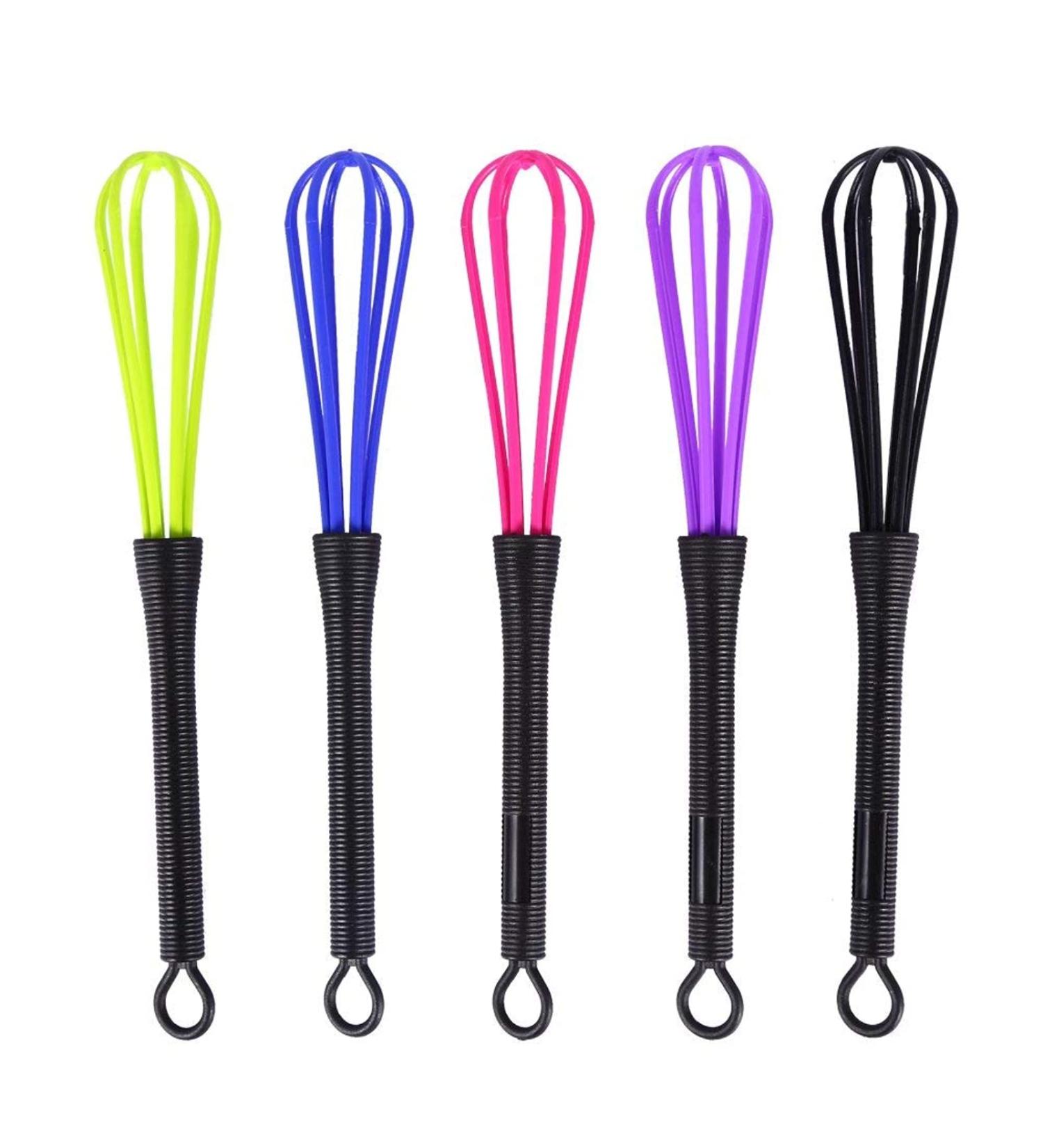 5 PCS Fouet en Plastique Coiffure Fouet En Plastique Whisk Salon De Coiffure Coiffure Coiffure Couleur Des Cheveux Cr me Fouet Cuisine Ballon M langeur Agitateur Outil - Buy Online on GoSupps.com