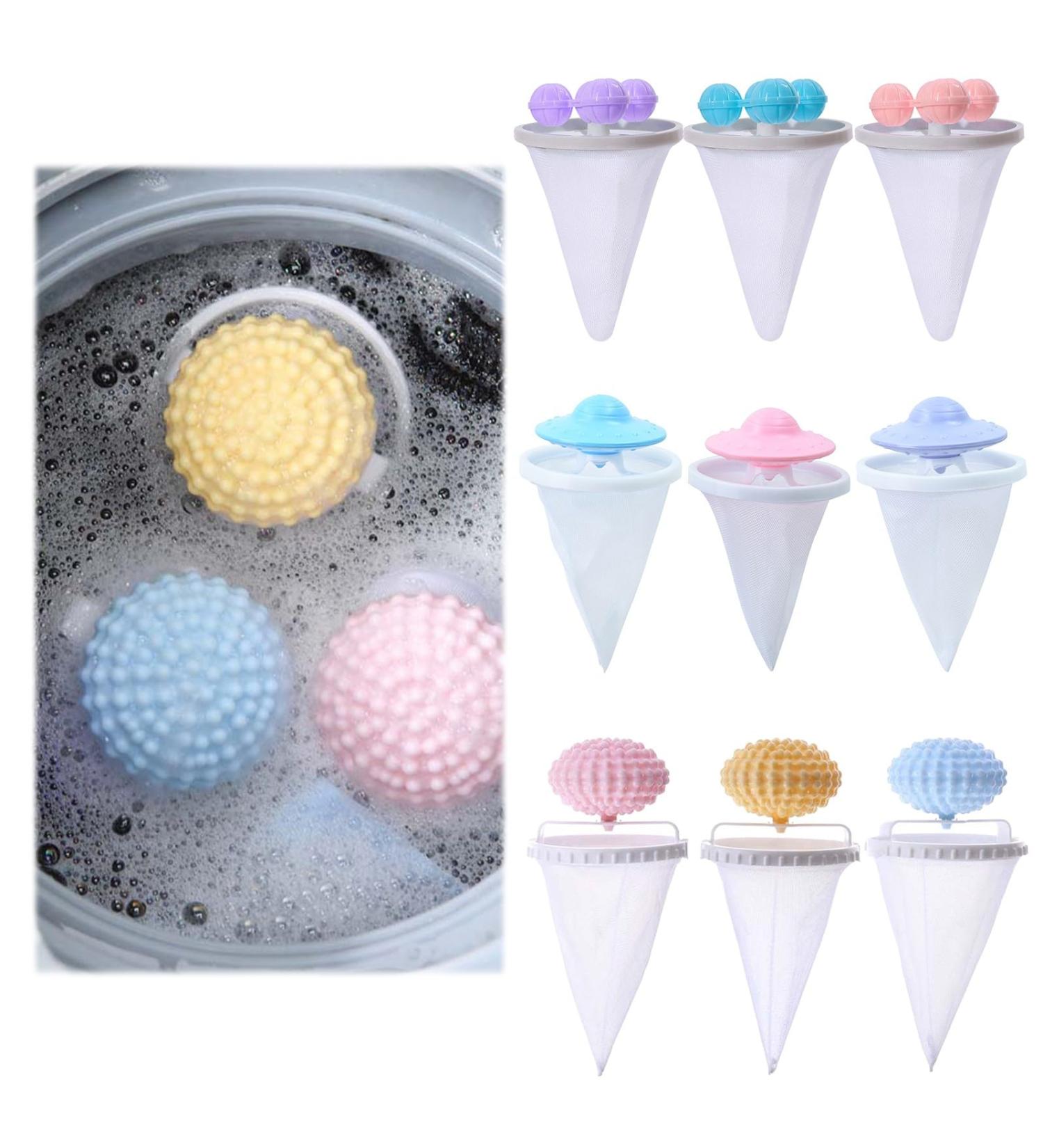 3pcs Floating Hair Filter Removal 2024 New Pile Collector Washing Machine Wool Device Reusable Washing Machine Hair Filter Cleaning Mesh Bag Pet Dog Cat Hair Removal Front Loading Washer Cleaners Blue One Size - Buy Online on GoSupps.com
