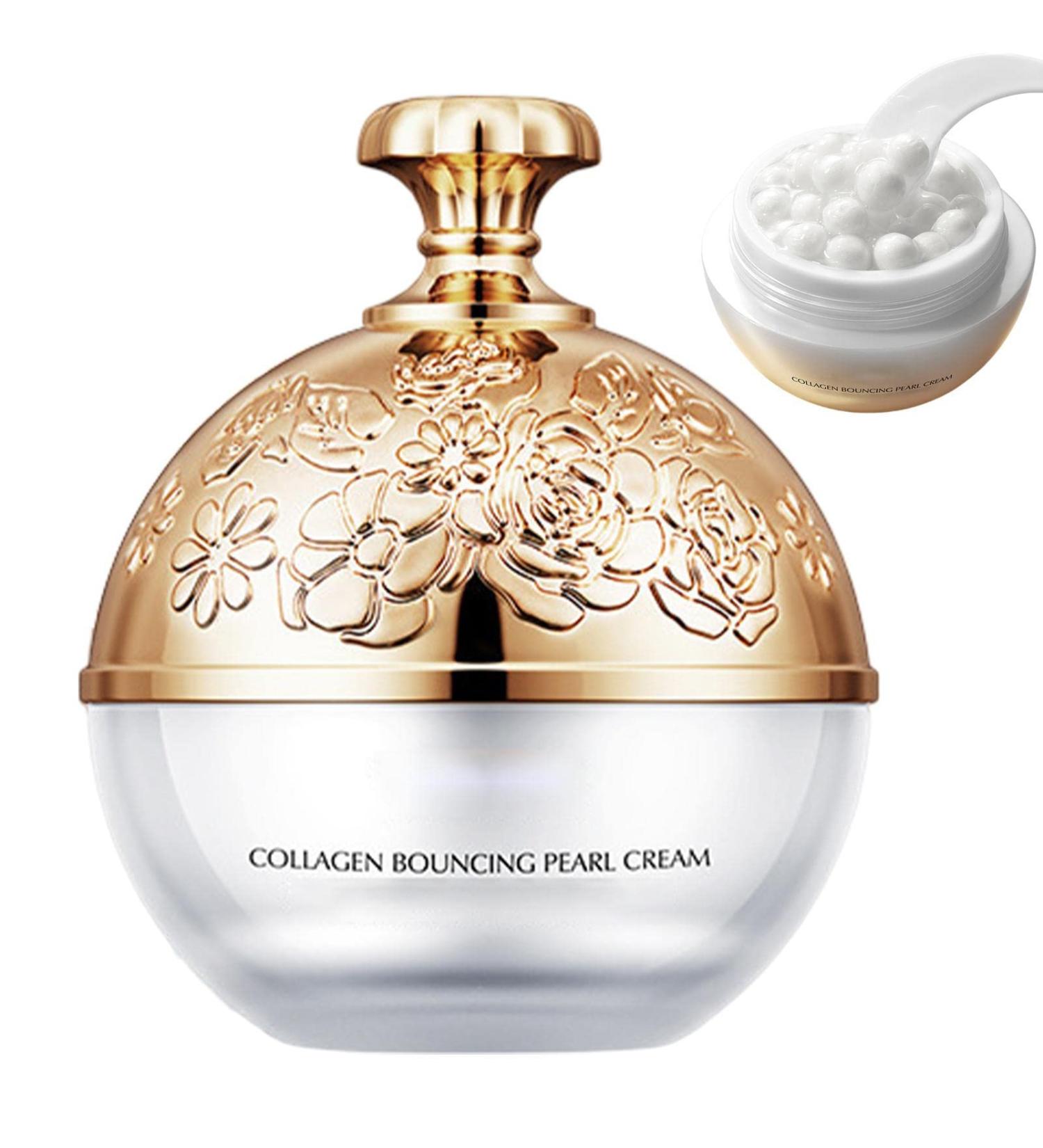  JPSDOWS Nourishing Cream with Pearls Bouncy Anti-Aging Face Cream - 30g Naturals Anti-Age Cream Power Repair Cream Anti-aging Moisturizing Cream for Women - Buy Online on GoSupps.com