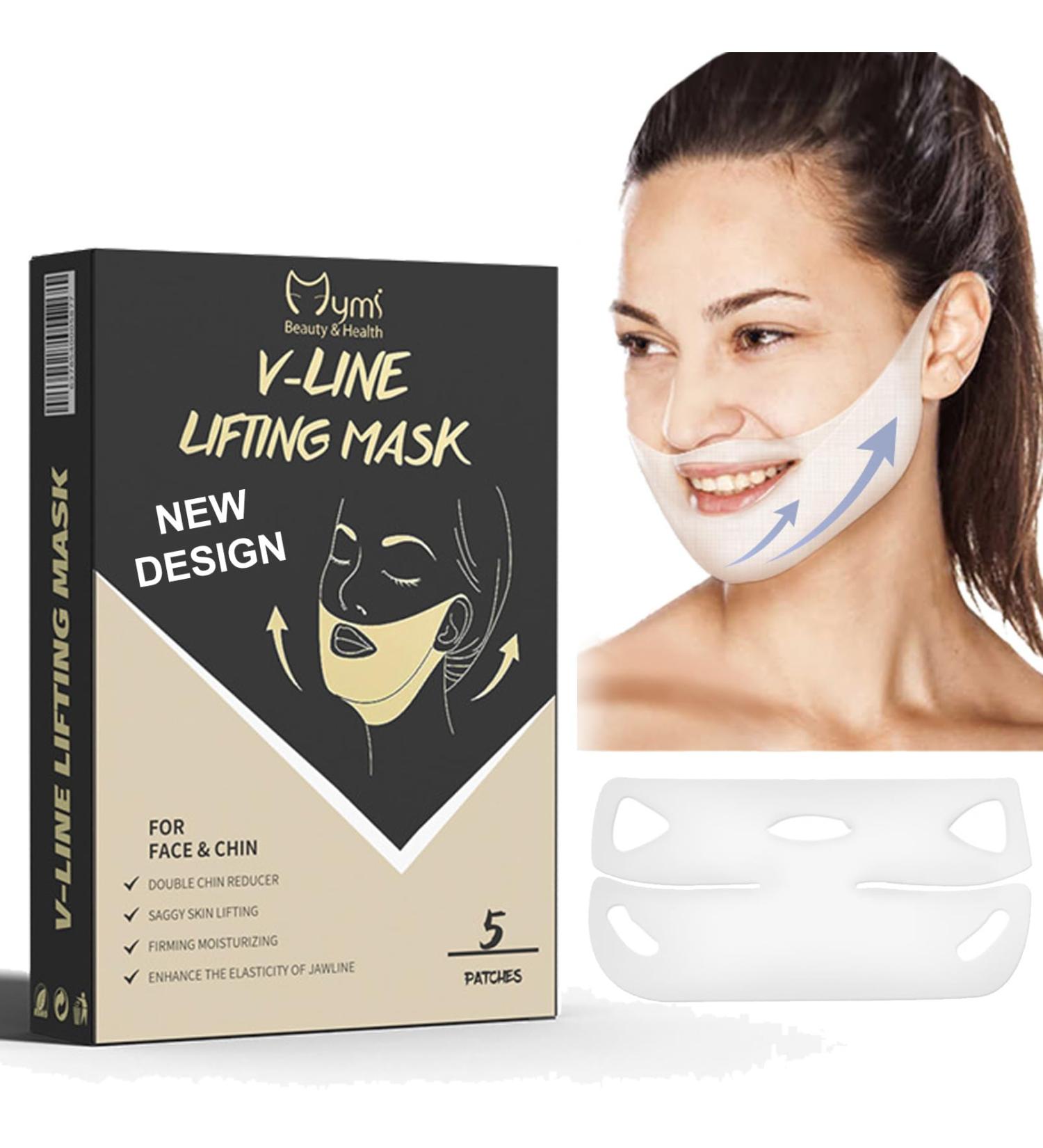 Face Tape V-Line Lifting Mask Collagen Face Mask New Upgrade 4D V Shape Double Chin Reducer for Skin Firming & Tightening Jawline Sculptor for Women & Men Face Mask Skincare Jawline Sharper - Buy Online on GoSupps.com