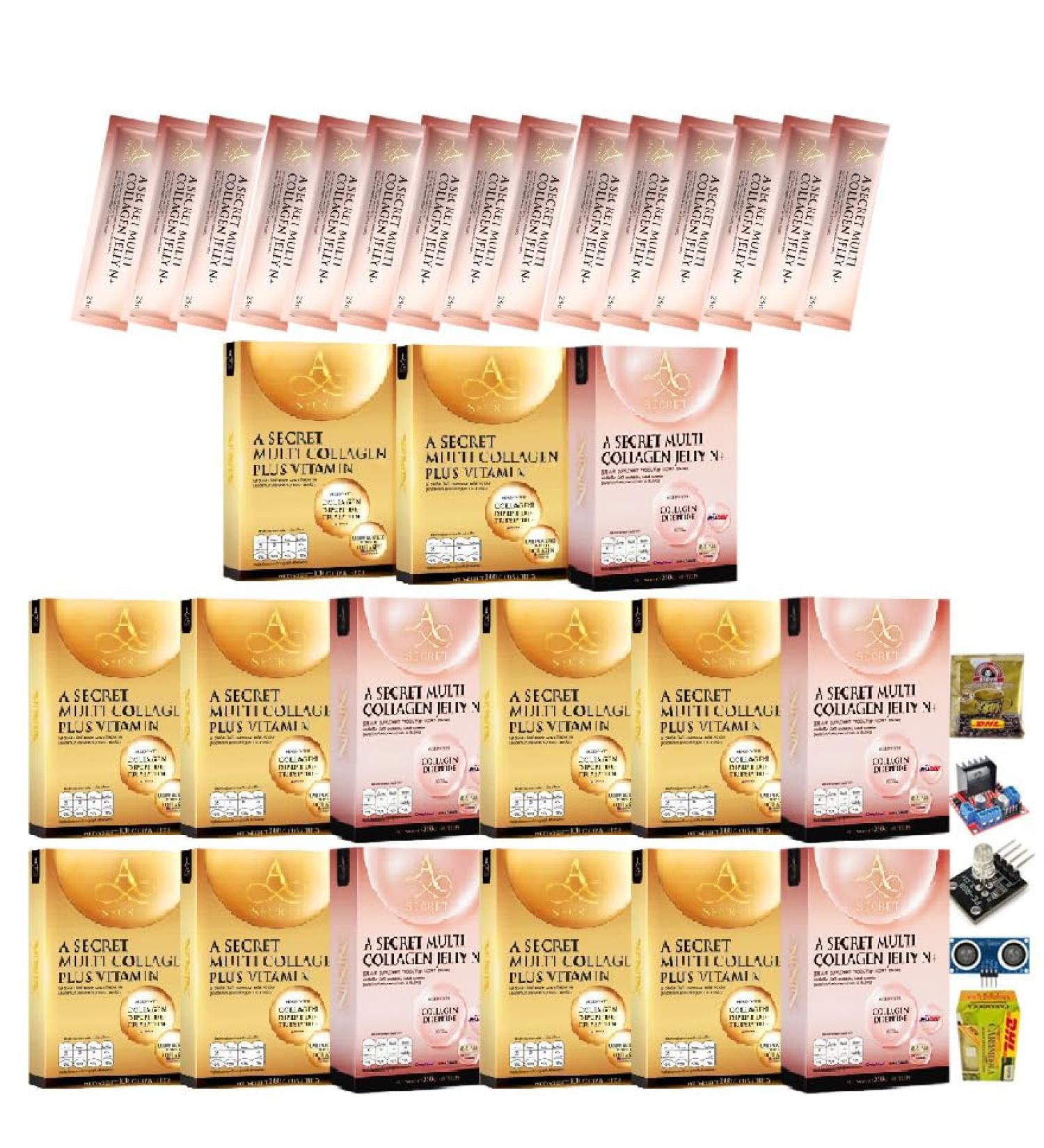 Japan Innovative Multi Collagen Smooth Skin Set | 10+5 Sachets | Beautygoodshop | Free Beauty Gifts - Buy Online on GoSupps.com