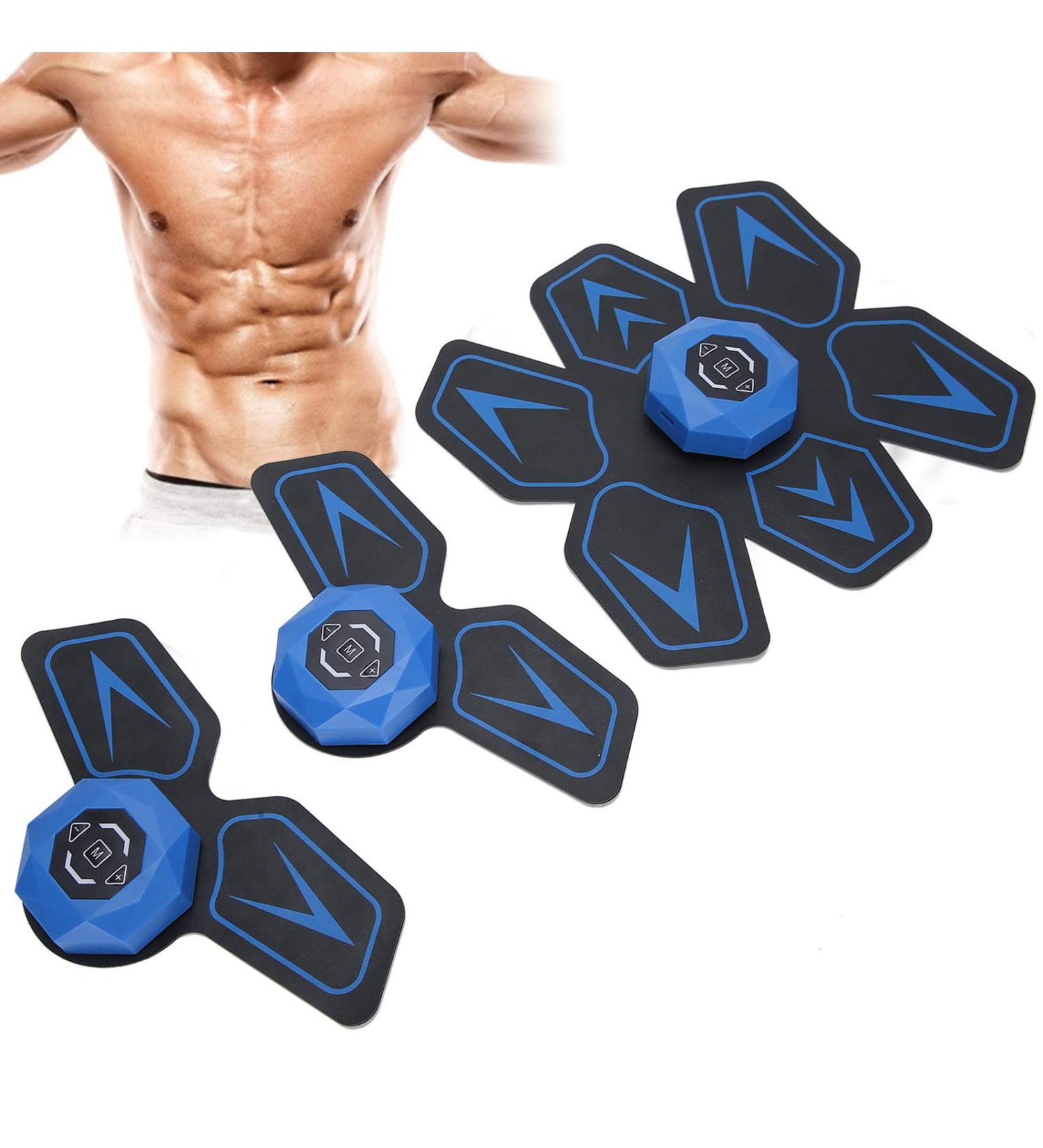 6 Mode EMS Abdominal Muscle Stimulator Patch | Smart Fitness Sticker for Abdomen Hands & Legs - AFS-506E - Buy Online on GoSupps.com