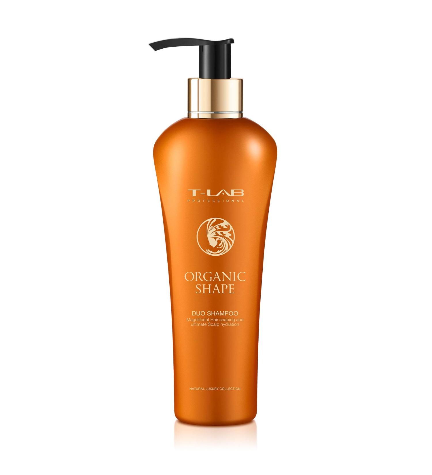 T-LAB PROFESSIONAL Organic Shape Duo Shampoo to Moisturize and Shape Curly Hair Reduce Frizz and Make the Hair Soft and Manageable 10.14 Fl Oz - Buy Online on GoSupps.com