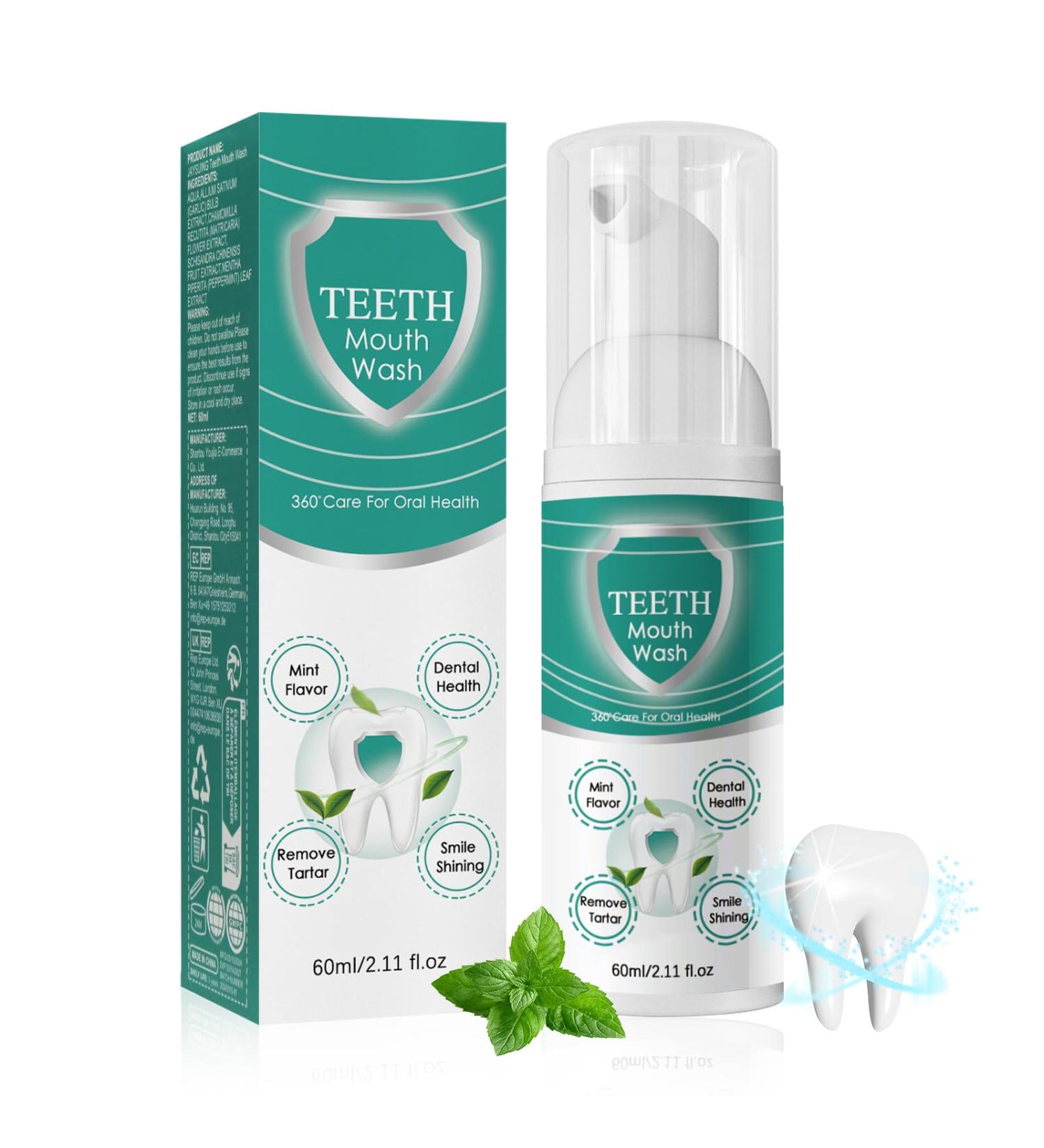 Foam Toothpaste & Whitening Mouthwash | Ultimate Oral Care & Deep Cleaning - Buy Online on GoSupps.com