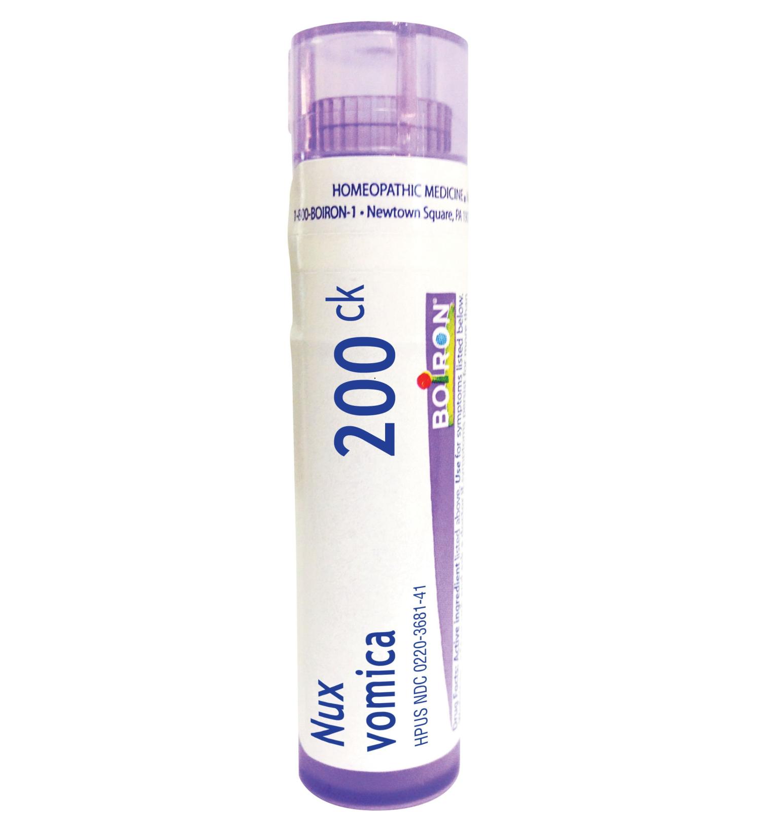Boiron Nux Vomica 200CK - 80 Pellets | Homeopathy Remedy for Digestive Health - Buy Online on GoSupps.com