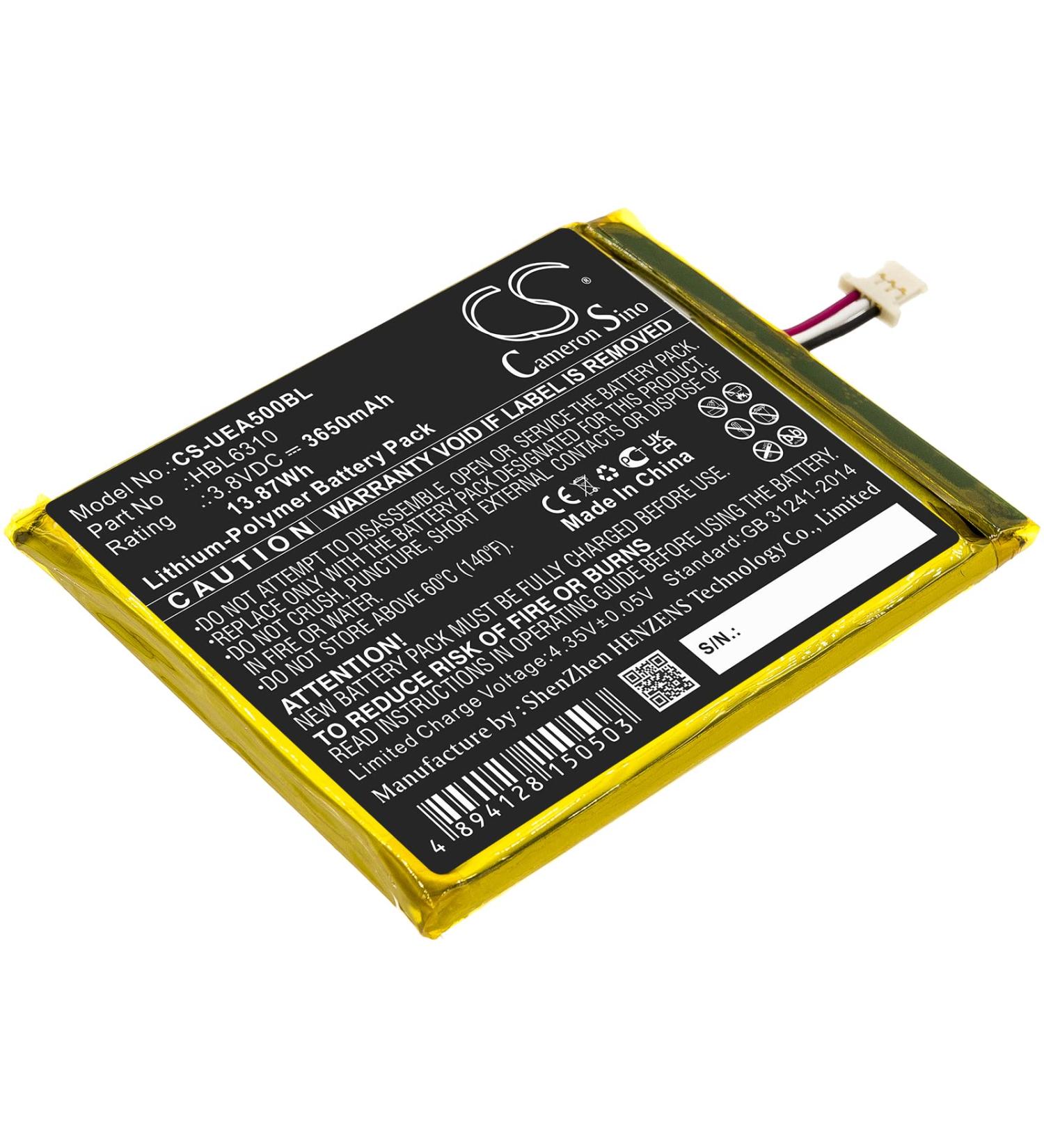Buy 3650mAh Replacement Battery for Unitech EA500 EA502 EA506 EA508 HBL6310 (3.8V) | Fast International Shipping - Buy Online on GoSupps.com