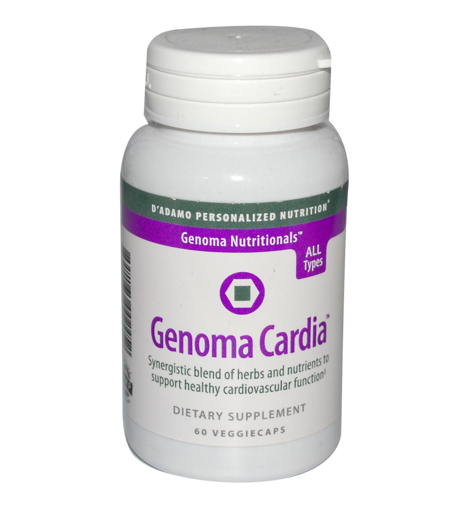 D'Adamo Personalized Nutrition - Genoma Cardia 60 vcaps