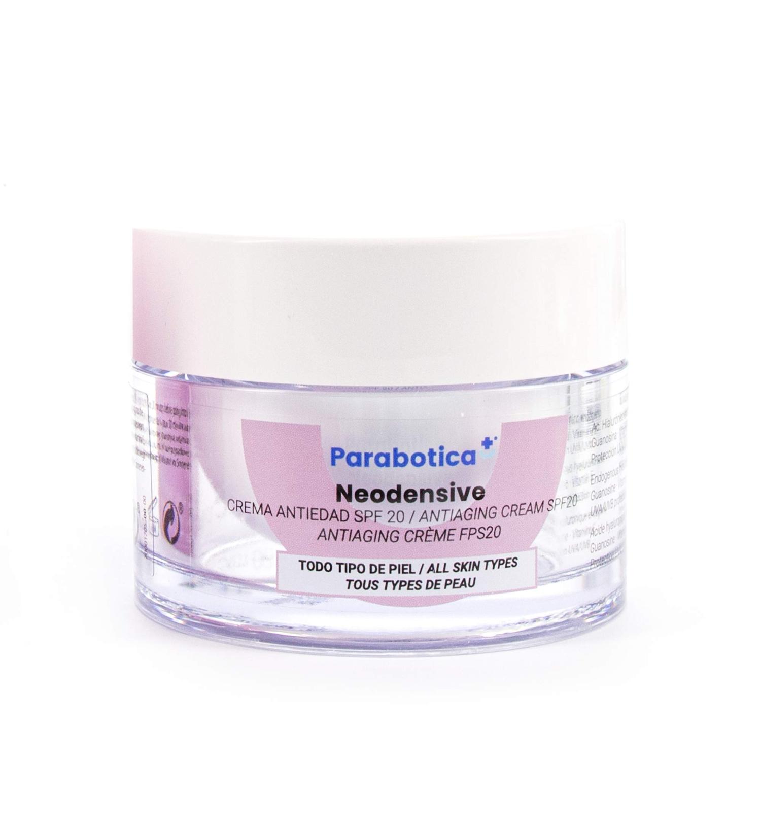 Parabotica Neodensive cream with LSF20 antiaging cream with hyaluronic acid free from dyes and oils almond 50 ml
