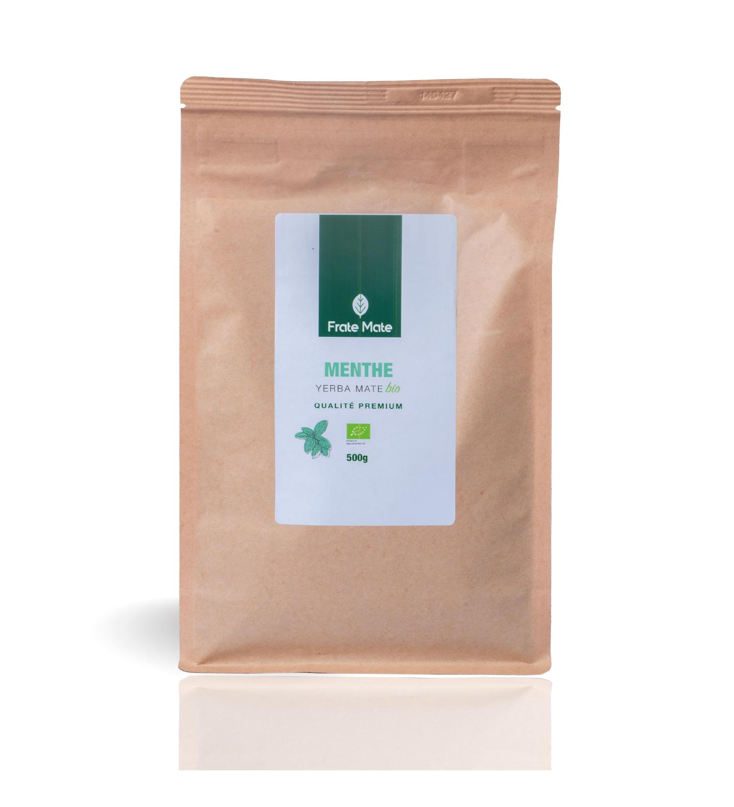 FRAT MAT Yerba Mat Menthe Bio 500G | sans Amertume |Frais et Menthol | Id al pour d buter avec le Mat | 0 Poussiere - Buy Online on GoSupps.com