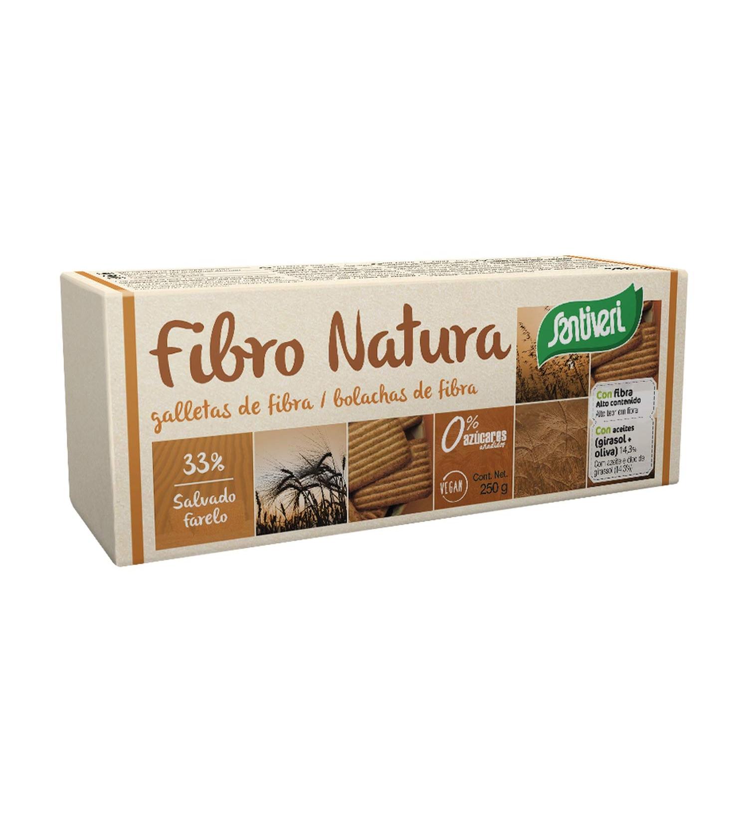 SANTIVERI SANTIVERI Fibronature Biscuits 250 g Standard Single