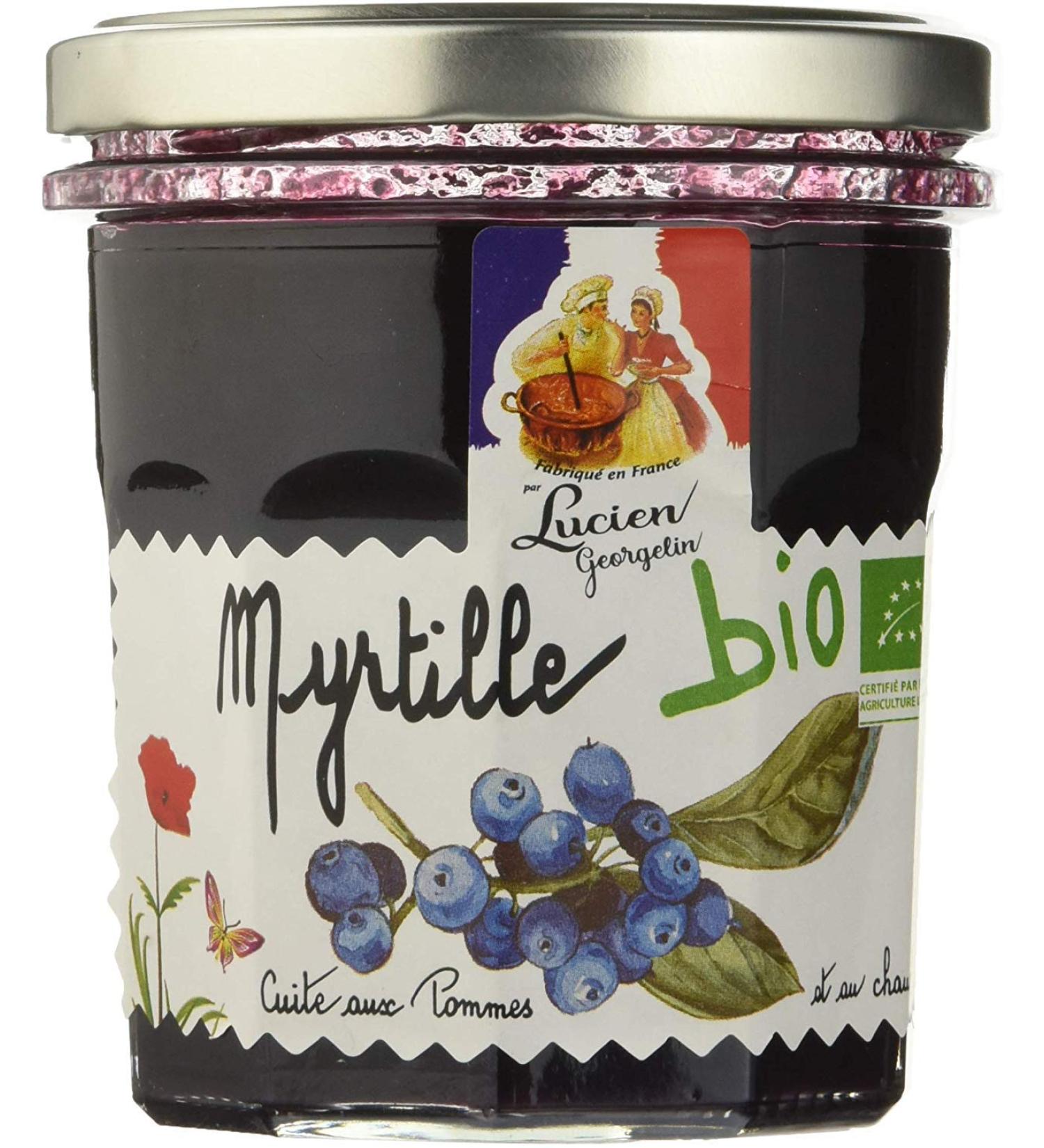 LUCIEN GEORGELIN Lucien Georgelin Organic Wild Blueberry Preparation 320 g - Pack of 6