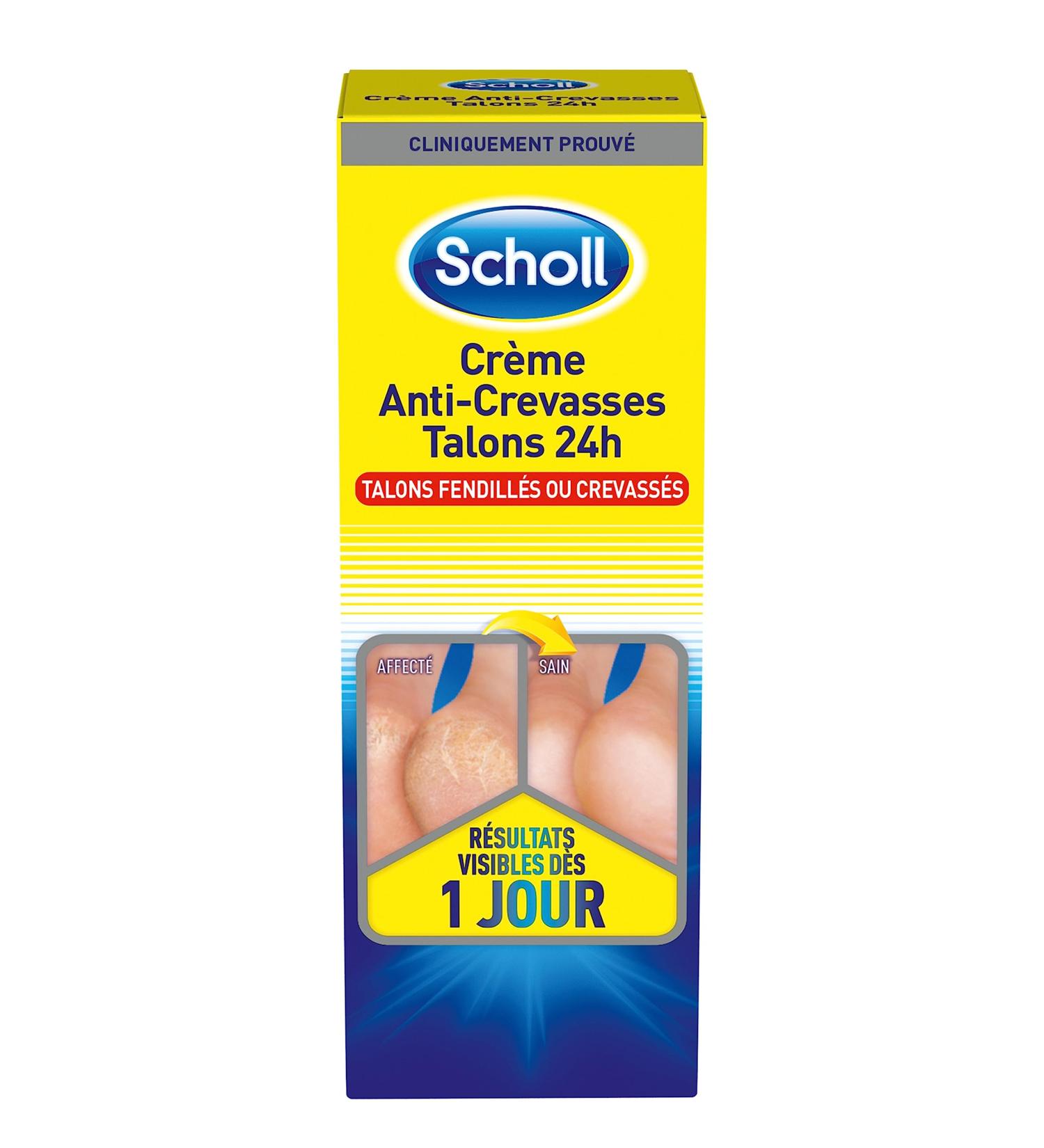 Scholl Foot Cream for Cracked Heels - 24-Hour Protection 60 ml - Heal & Repair Fissured Skin - Buy Online on GoSupps.com