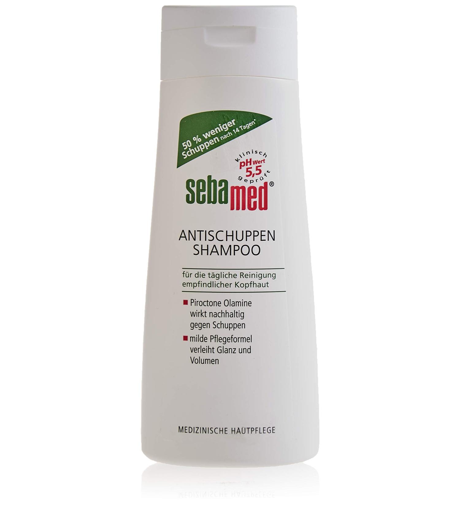 Sebamed Antidandruff Shampoo 200ml - 50% Less Dandruff in 14 Days | Gentle Daily Care for Sensitive Scalp Shine & Volume Pleasant Fragrance - Buy Online on GoSupps.com