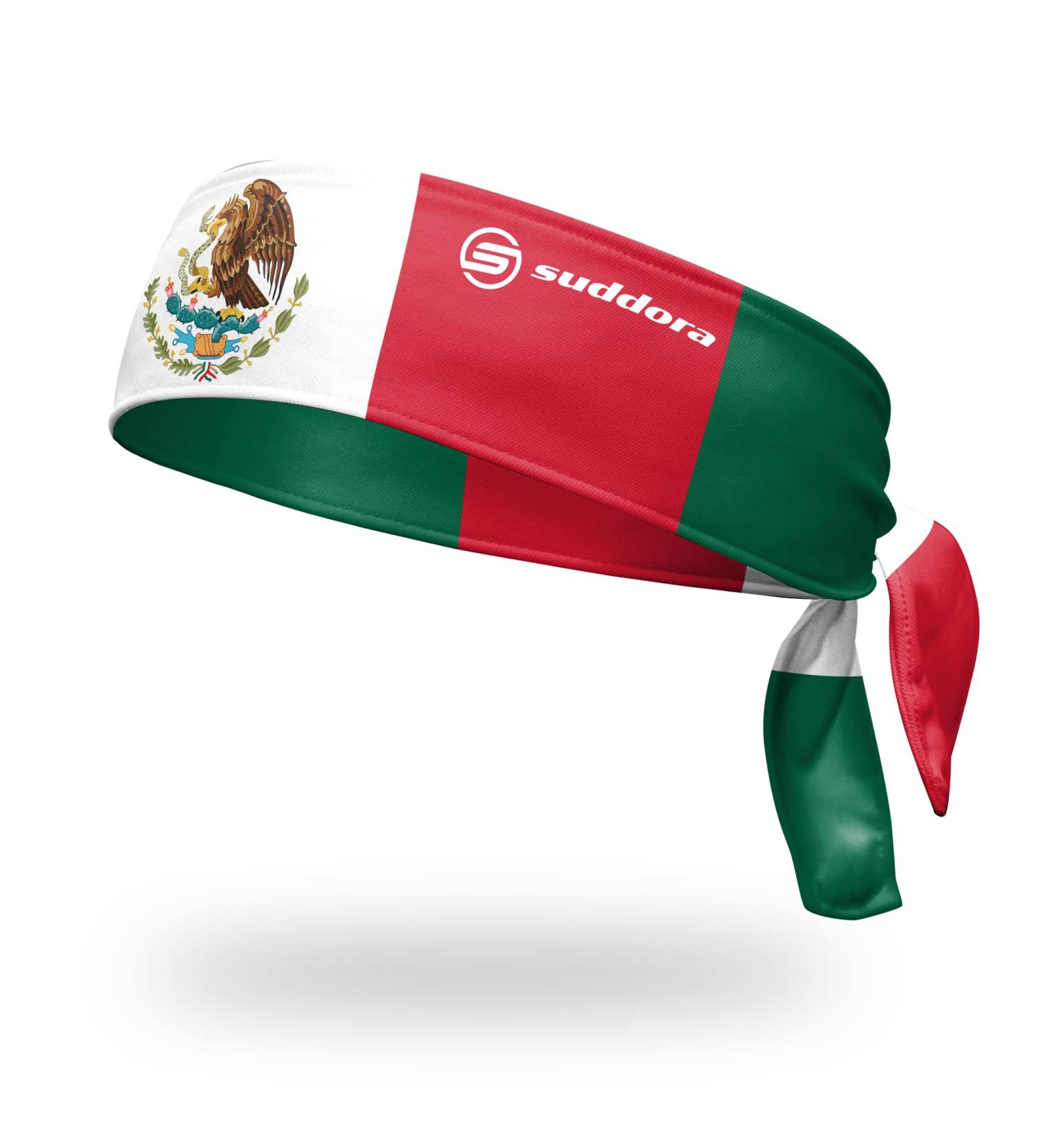 Suddora Mexico Country Flag Tie Headband - Sports Costume & National Team Accessories - Buy Online on GoSupps.com
