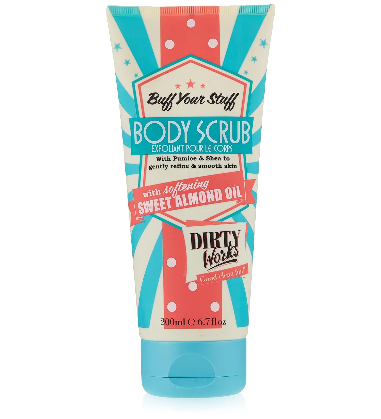 Buff Your Stuff Body Scrub 200 ml by Dirty Works - Exfoliating Scrub for Smooth Skin | International Shipping Available - Buy Online on GoSupps.com