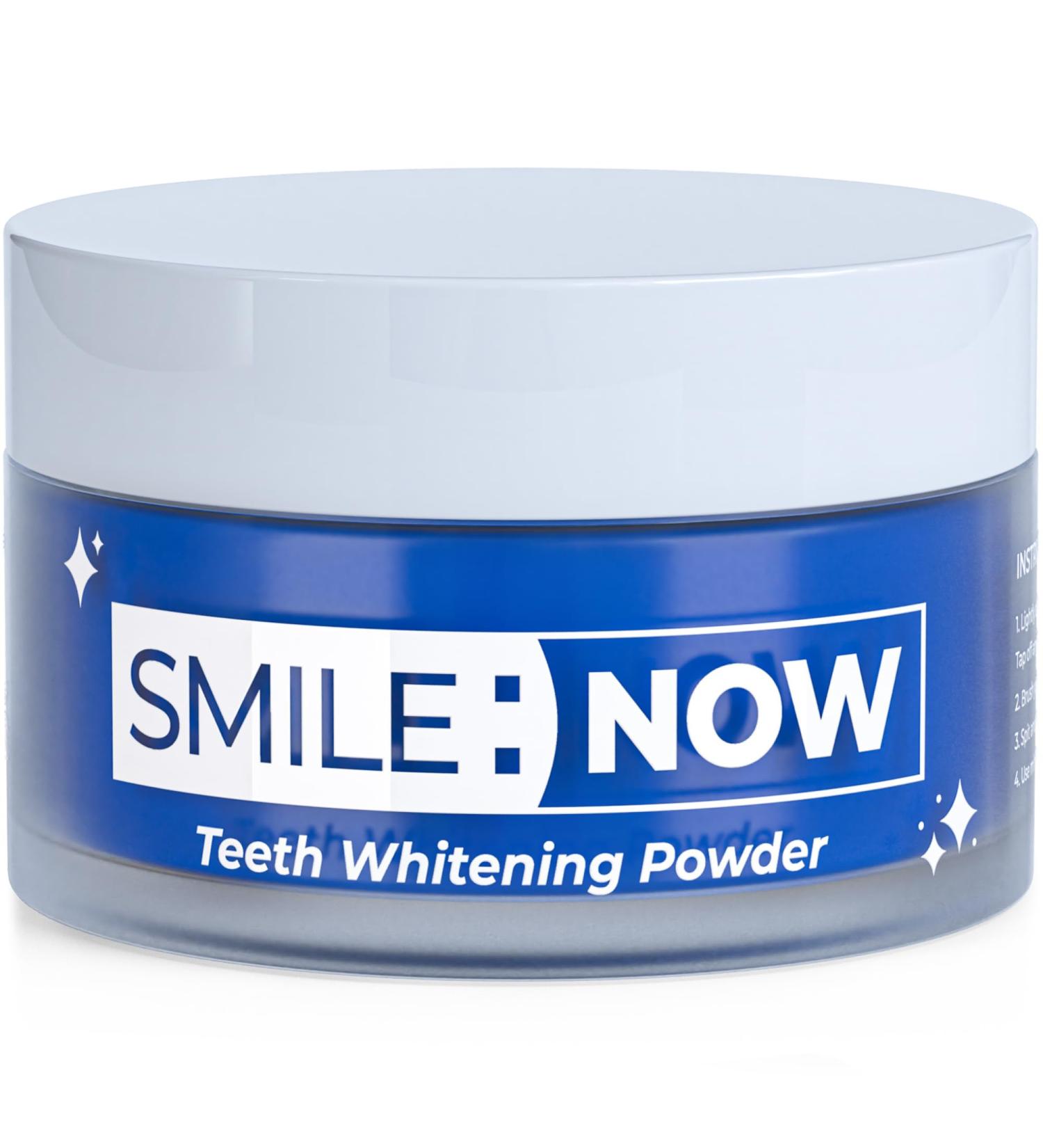 Teeth Whitening Powder - Dentist Formulated Enamel Safe Teeth Whitening Powder Teeth Whitening Powder for Bright Smile Tooth Powder Removes Stains - Buy Online on GoSupps.com