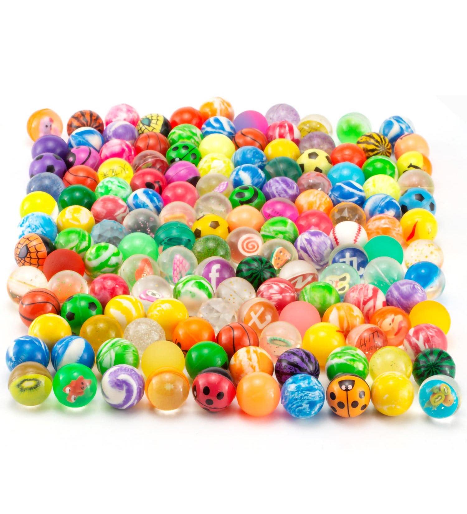 100 Pack Flummi Balls | 25mm Reusable Flumbies for Kids | Ideal for Children's Birthday Parties - International Shipping Available - Buy Online on GoSupps.com