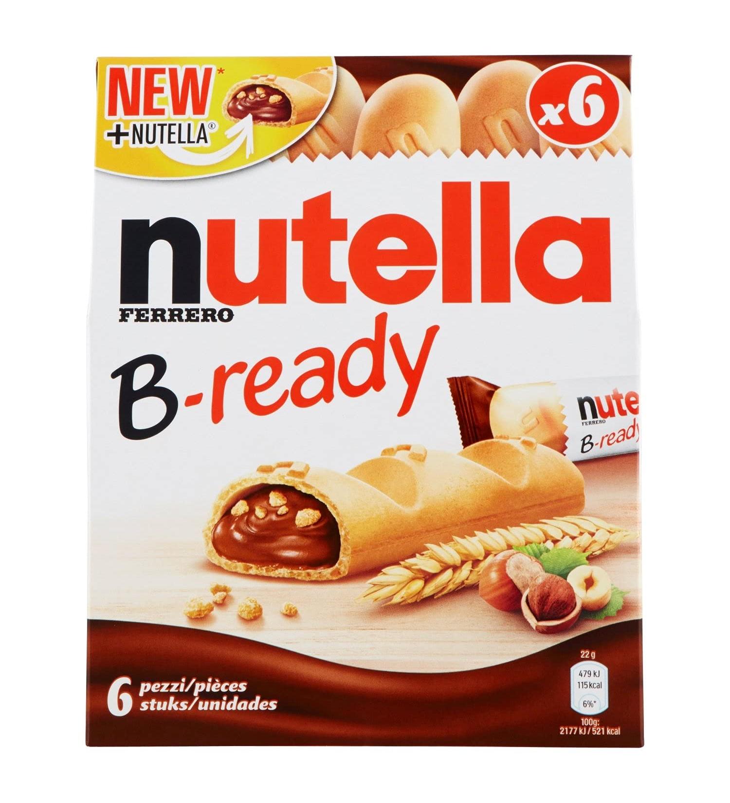 Nutella B-ready 152 8g - Buy Online on GoSupps.com