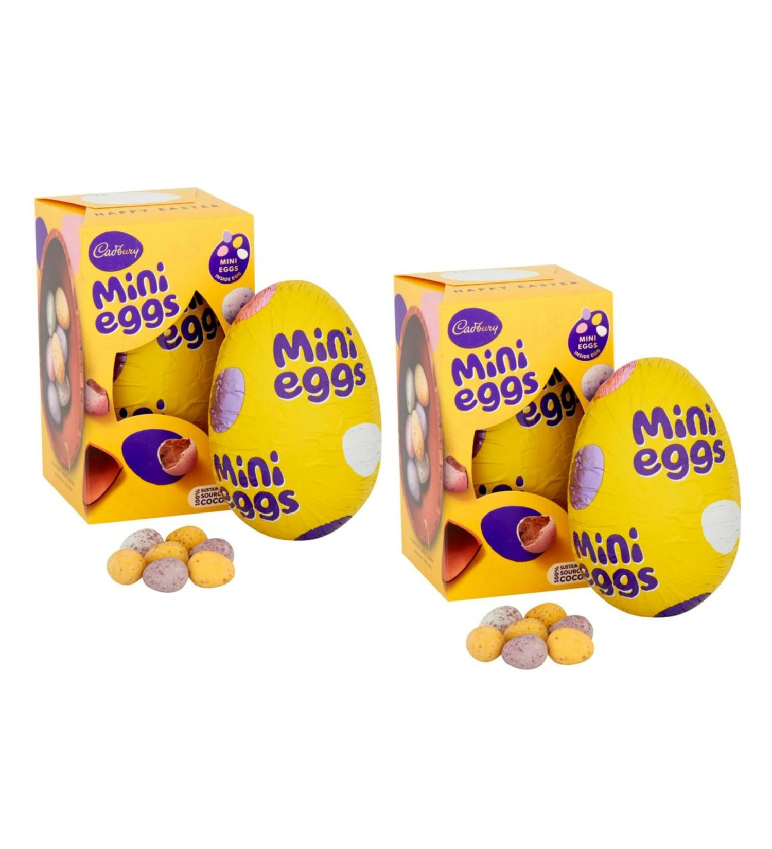 2x Dairy Milk Mini Eggs Chocolate Easter Eggs | Easter Eggs For Kids | Perfect for Easter Gift | Perfect for Egg Hunt | Chocolate Gifts | Chocolate Easter Egg 2024 | Easter Party | 97g - Buy Online on GoSupps.com