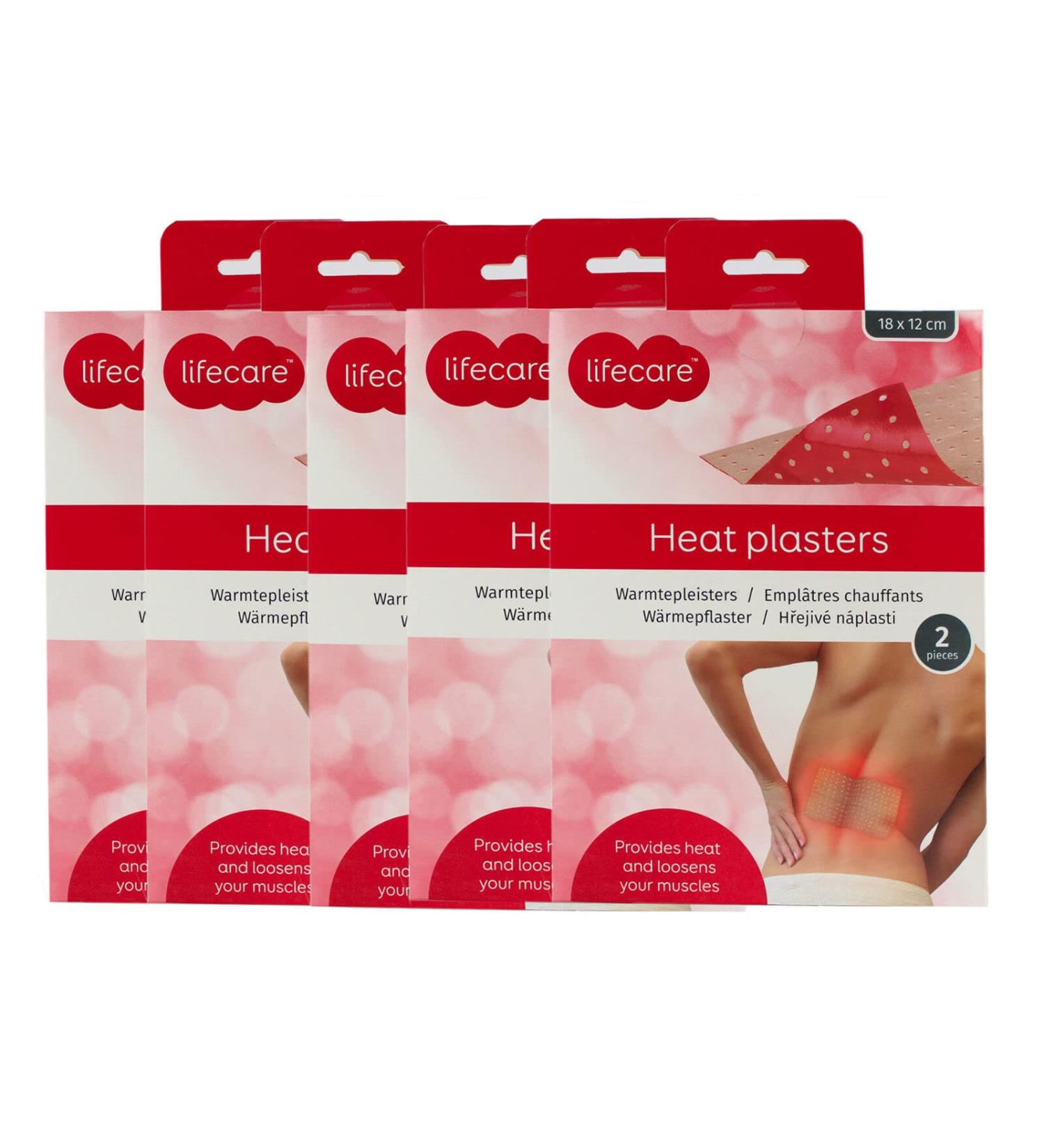 Heated Anti Pain Patches Patches for Paprika two patches 18 x 12 cm (set of 3 x 2 6)
