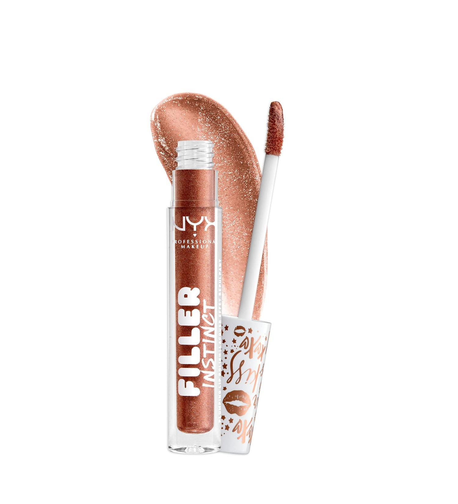 NYX Filler Instinct Plumping Lip Polish in Cheap Fills (Bronze Gold) 04 - 0.08 Fl Oz - Buy Online on GoSupps.com