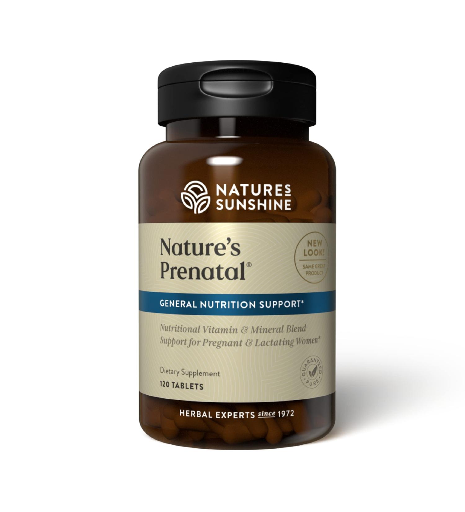 Nature's Sunshine Prenatal Vitamins - 120 Tablets | Essential Nutrients for Mother & Baby Support | International Shipping Available - Buy Online on GoSupps.com