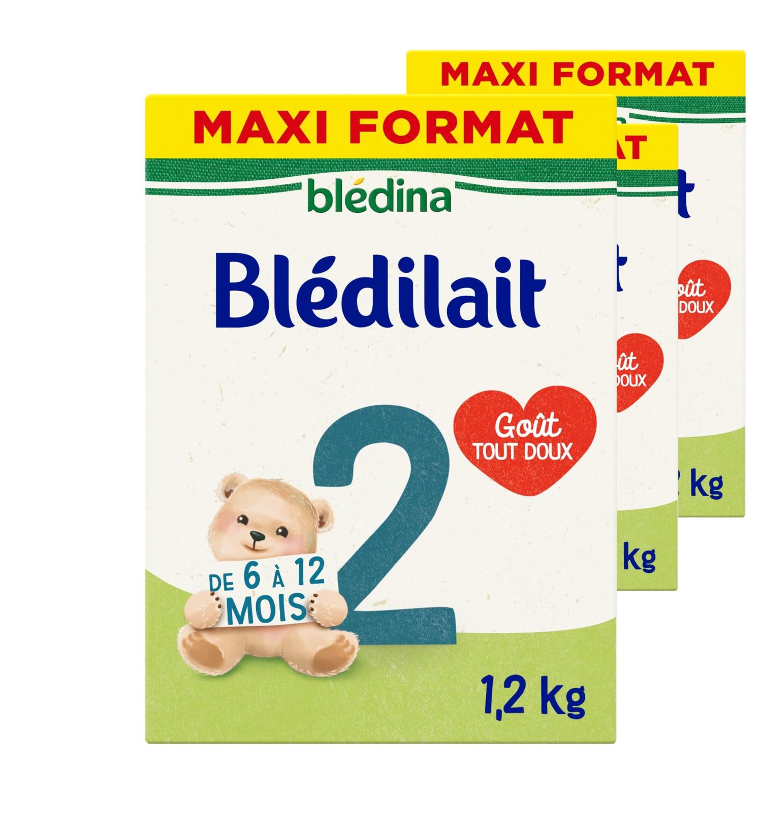 Bl dina Bl dilait 2 Lait en Poudre pour B b De 6 Mois 12 Mois 1 2kg (Bo tex3) 6 12 mois - Buy Online on GoSupps.com