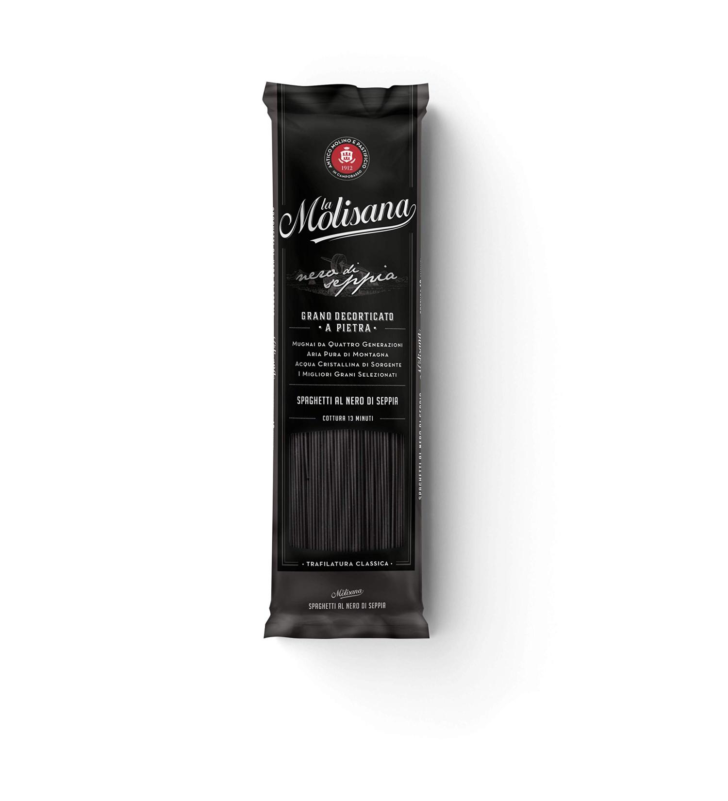  La Molisana Spaghetti black from Sepia LA MOLISANA 500 gr. x 12 pieces - Buy Online on GoSupps.com