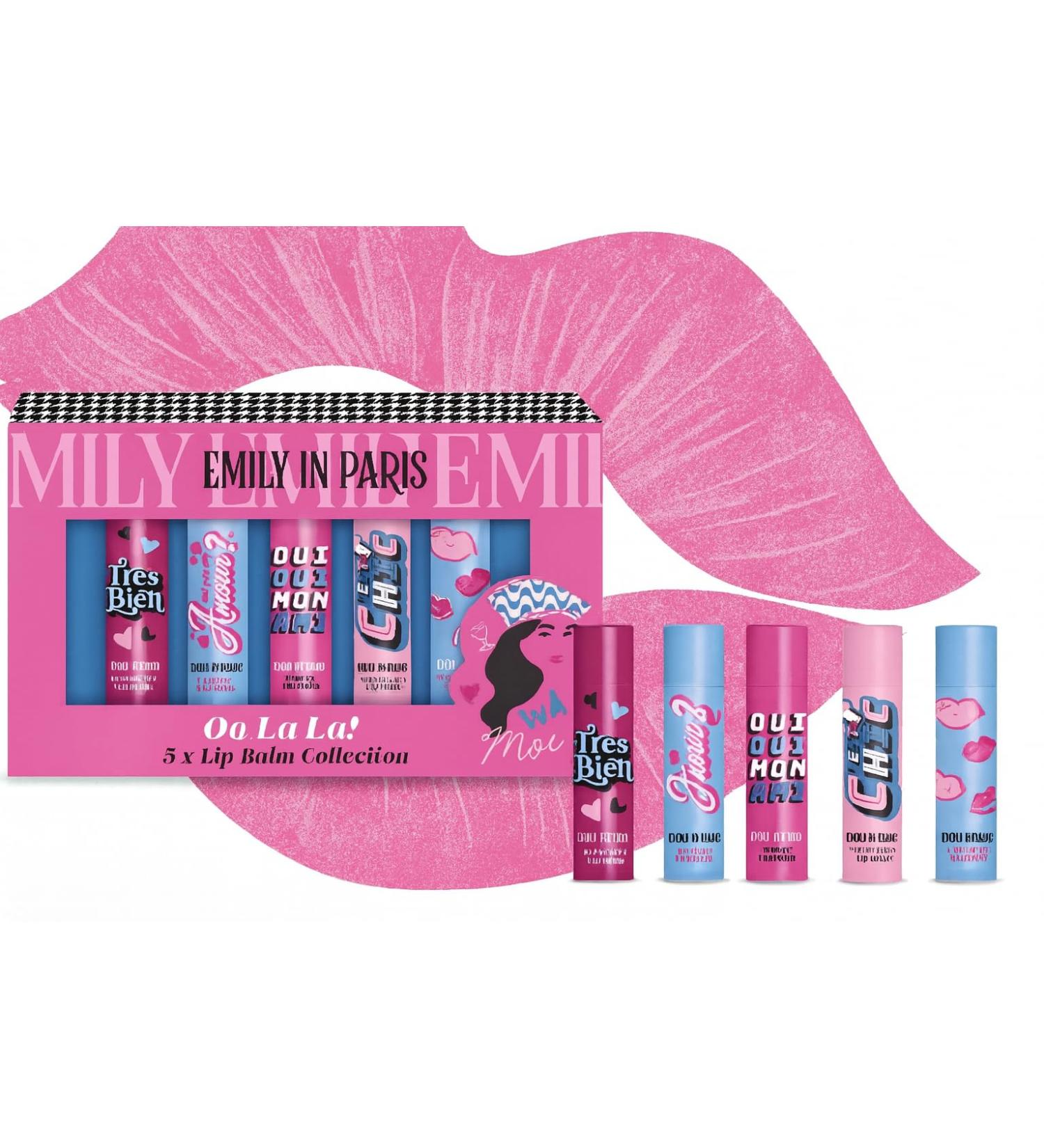 Corsair Toiletries EMILY IN PARIS LIP BALMS RASPBERRY VANILLA MATCHA VANILLA MINT IN BOX - Buy Online on GoSupps.com