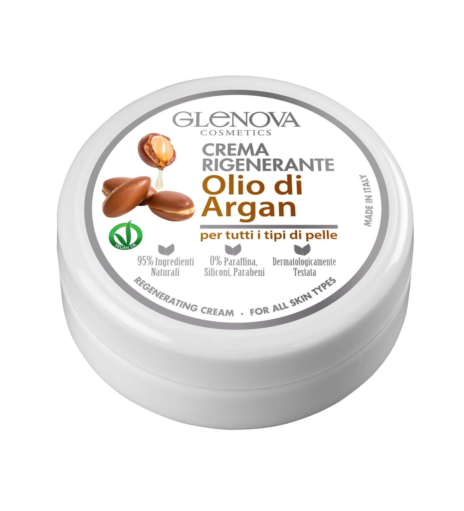 GLENOVA SRL GLENOVA Regenerating skin cream with argan oil for all skin types