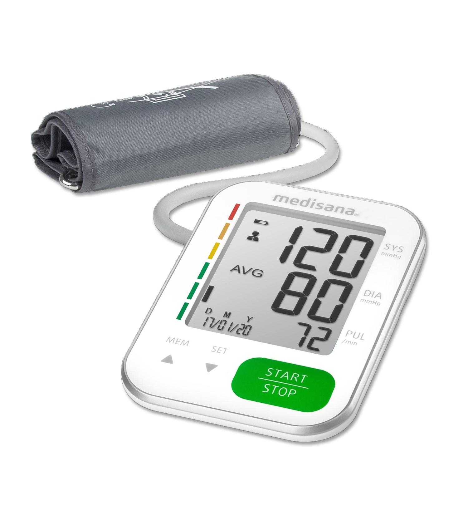 Medisana BU 565 Upper Arm Blood Pressure Monitor - Accurate Measurements Large Display Memory Function & Arrhythmia Detection - Shop Internationally - Buy Online on GoSupps.com