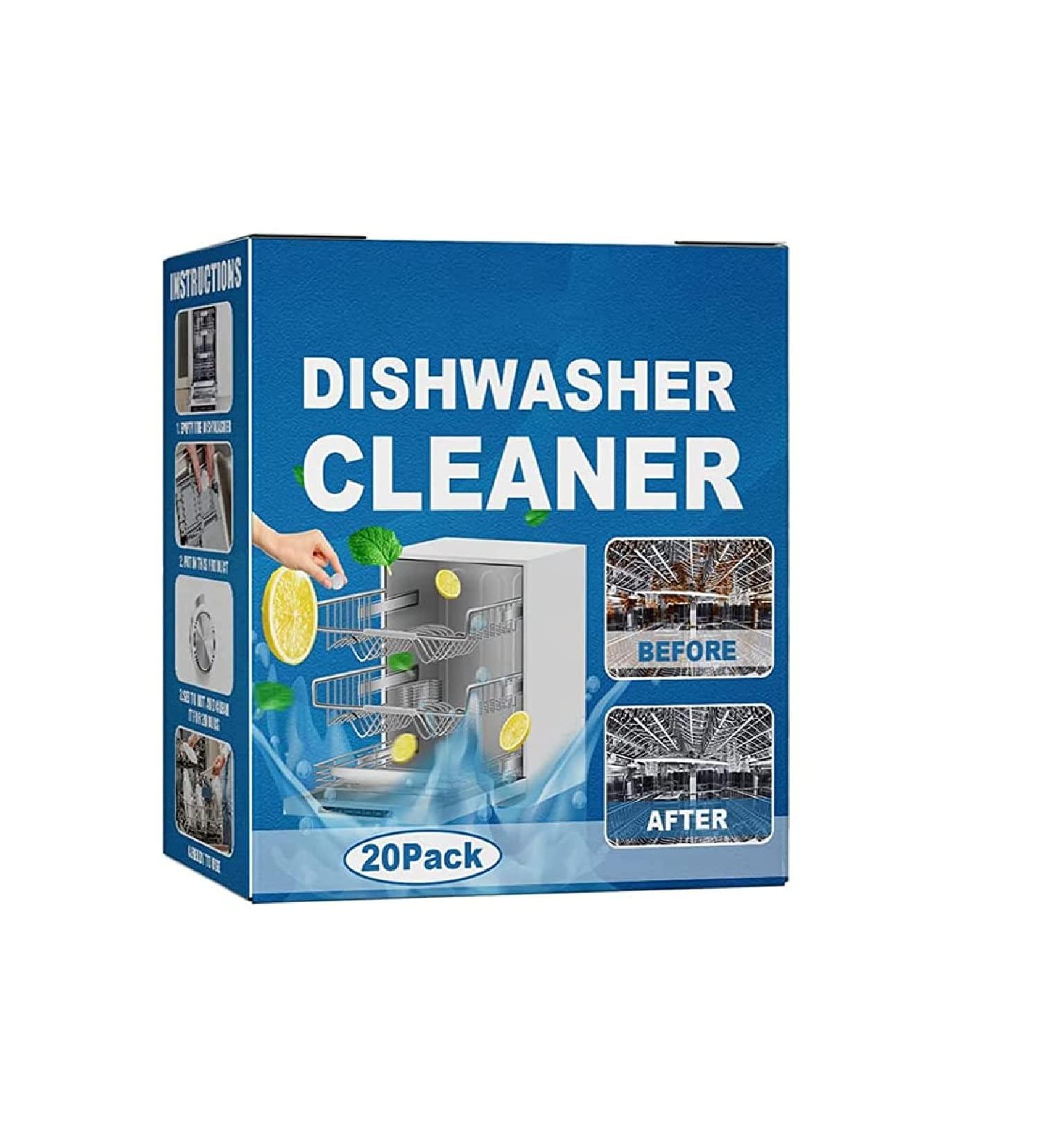 Dishwasher Tablets Dishwasher Cleaning Tablets Removes Limescale Build Up Dishwasher Cleaner for Kitchen Tableware Care (1 PCS) - Buy Online on GoSupps.com
