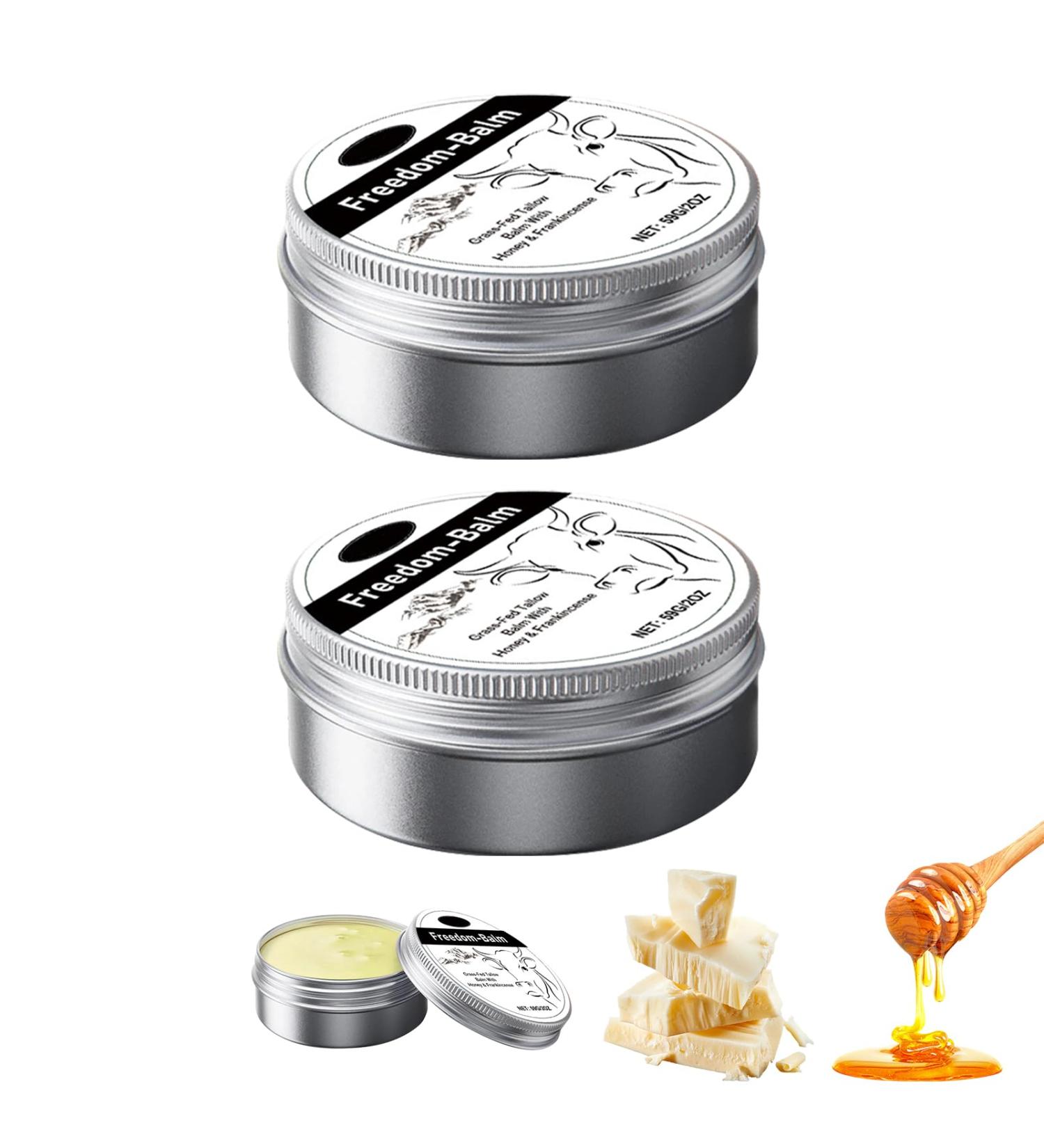 DIANA'S DREAM Beef Tallow and Honey Balm for Skin Tallow Face Moisturizer Natural Grass-Fed Beef Tallow Balm With Honey Face Moisturizing Cream for Body Skin Care 2 oz (2) - Buy Online on GoSupps.com