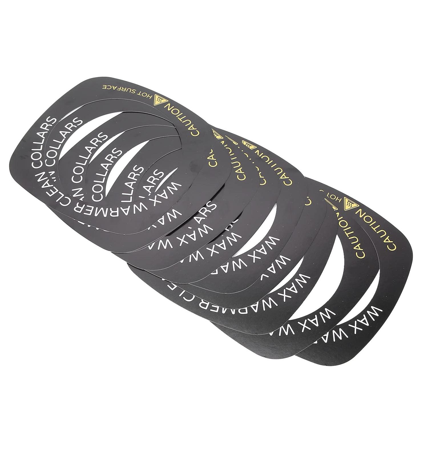 Pack of 10 High-Quality Wax Warmer Collars | Drip Prevention Replacement Rings | Lightweight & Practical - Buy Online on GoSupps.com