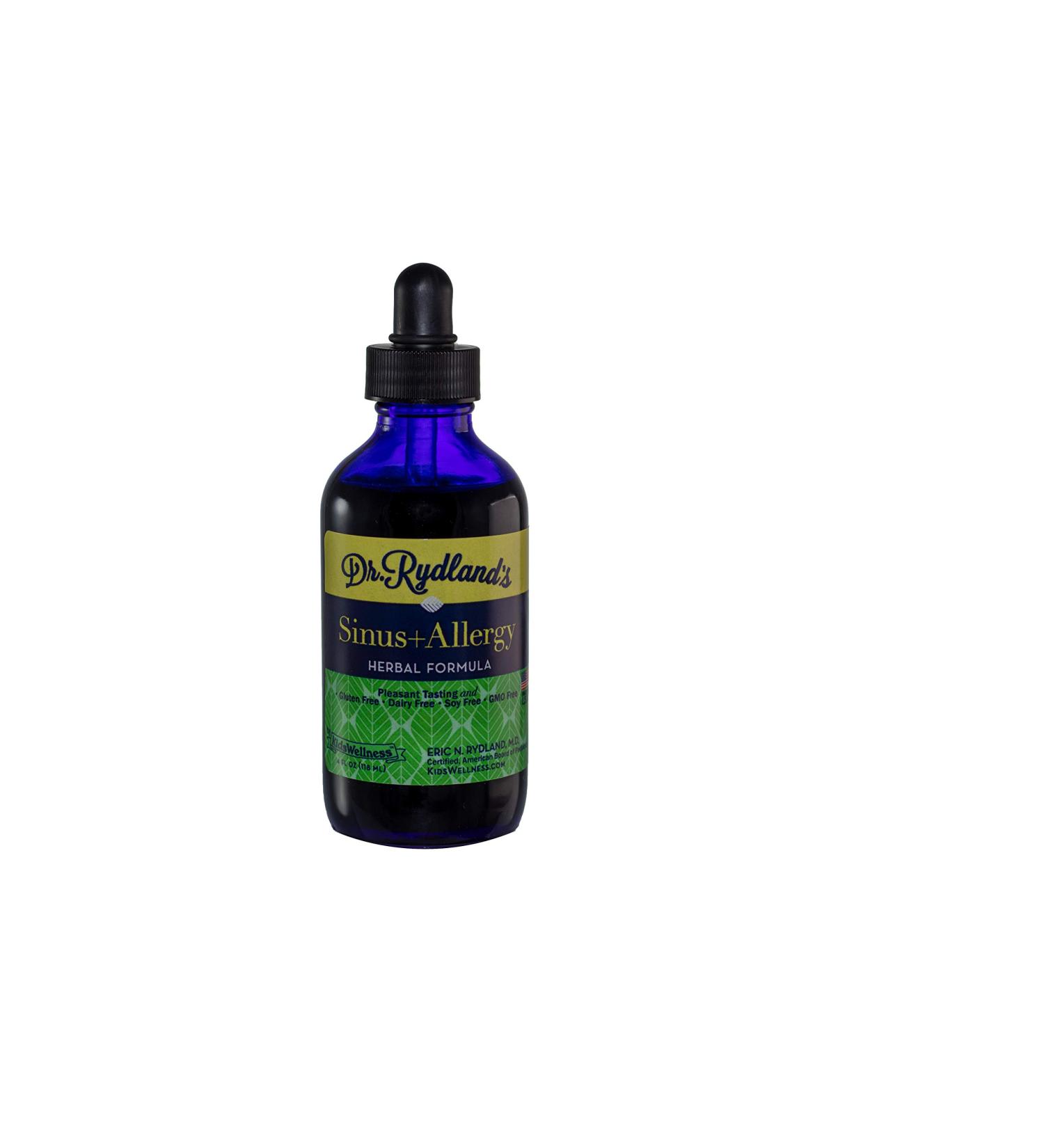 Dr. Rydland's Herbal Supplement for Sinus & Allergy Relief | KidsWellness | 4 oz Bottle - Buy Online on GoSupps.com