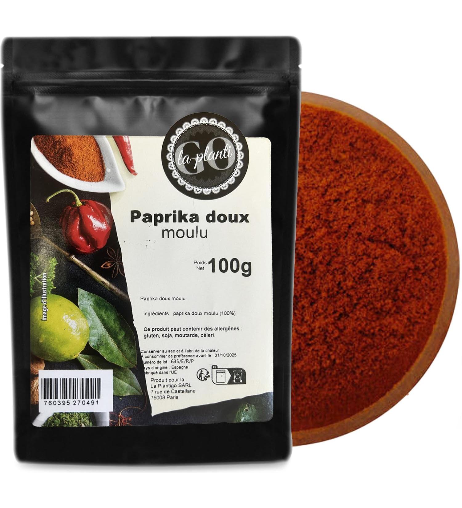 Ground sweet paprika 500 g- LA PLANTIGO - Buy Online on GoSupps.com