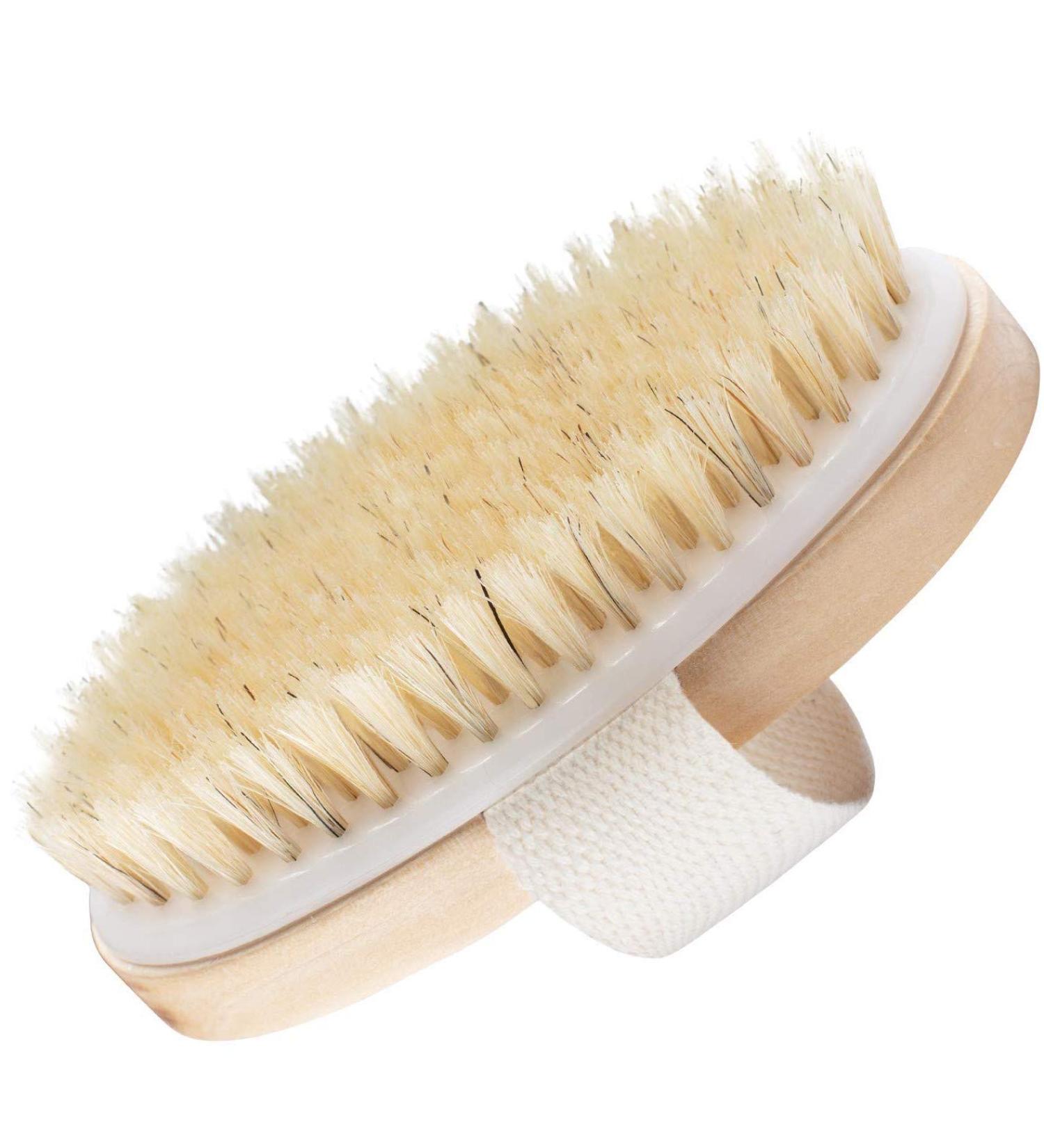 Onwon Dry Brushing Body Brush - Anti Cellulite Exfoliating Scrub for Smooth Skin, Lymphatic Drainage & Improved Circulation - Buy Online on GoSupps.com